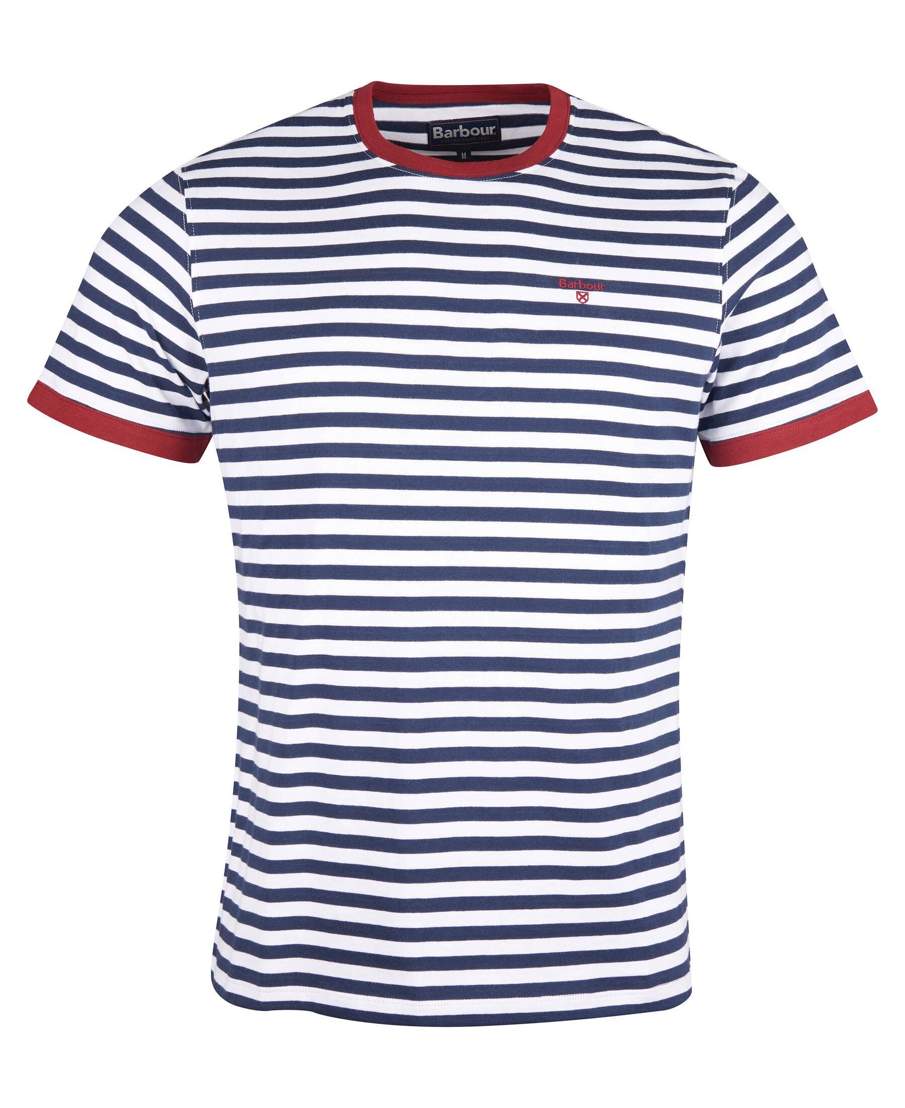 Barbour T-Shirt Herren T-Shirt QUAY STRIPE TEE (1-tlg)