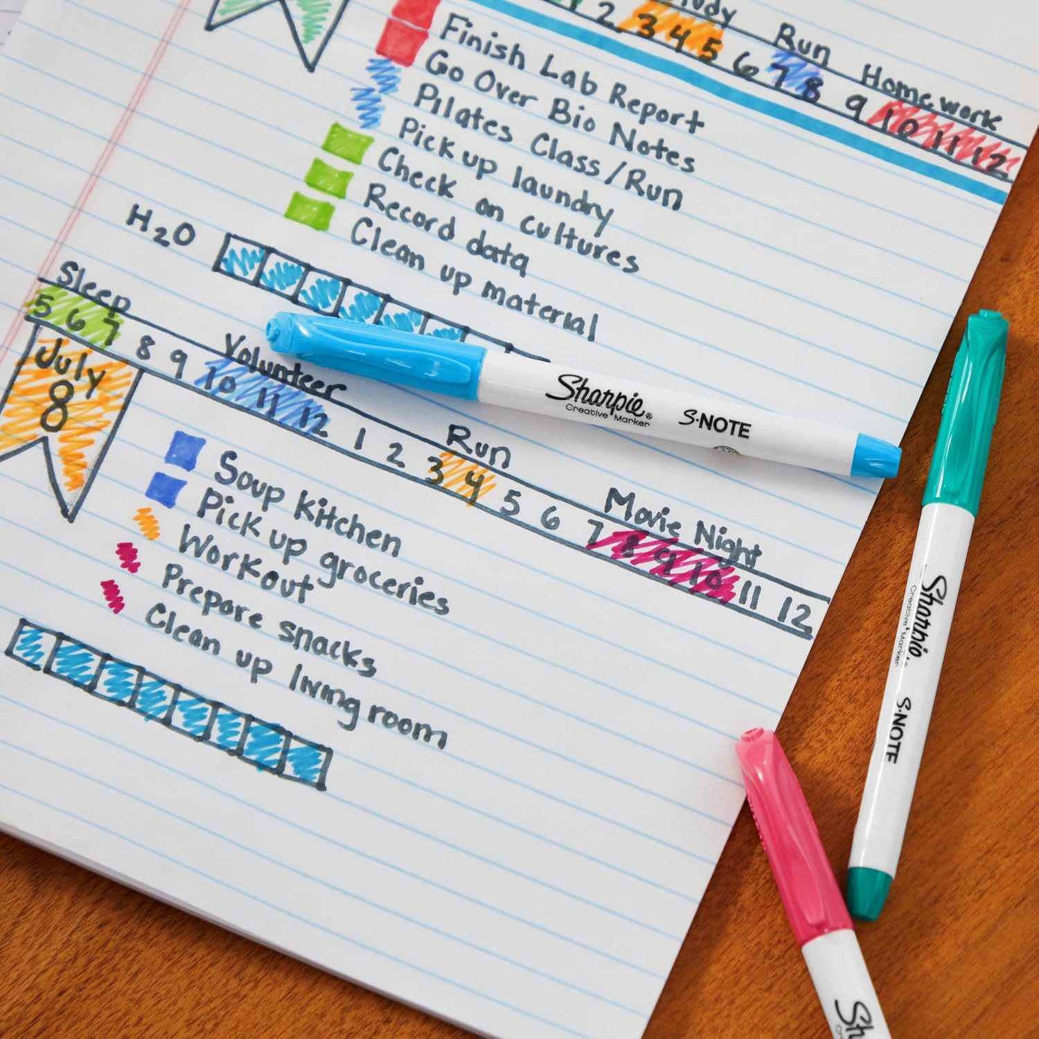 Sharpie Marker Sharpie S-Note Kreativmarker Mix 4er