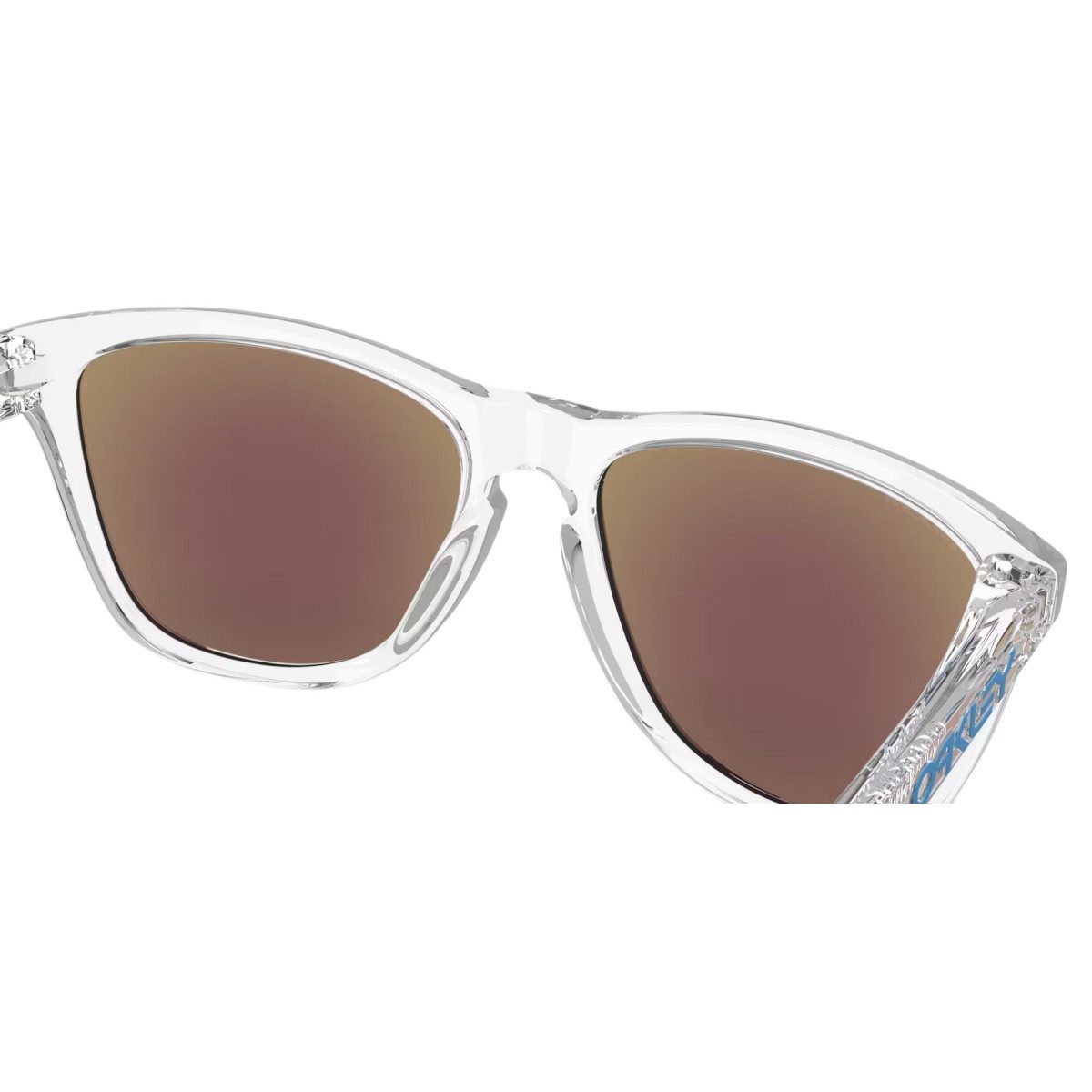 Oakley Sonnenbrille Frogskins (Glasfarbe: Prizm sapphire) transparent kristallklar 9013D0