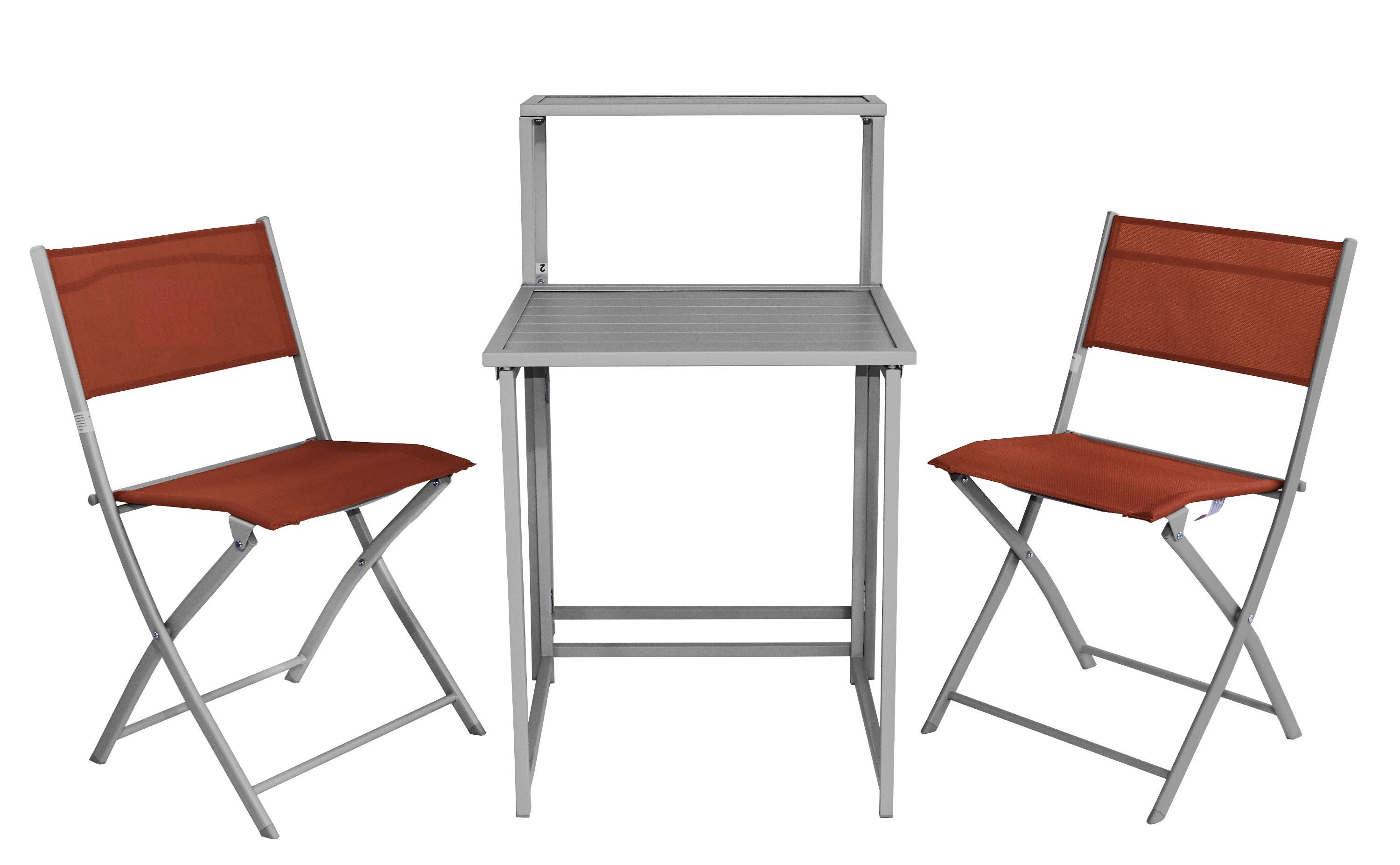 Outdoor Gartentisch Bistro-Tisch outdoor derby BHT 60x100x75 cm grau