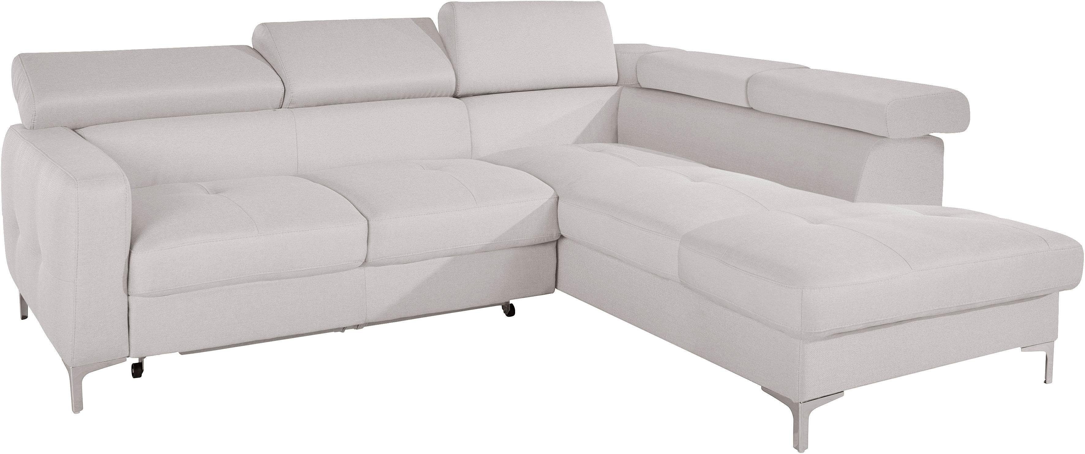 COTTA Polstergarnitur Sammy L-Form, (Set), Set bestehend aus: Ecksofa mit K günstig online kaufen