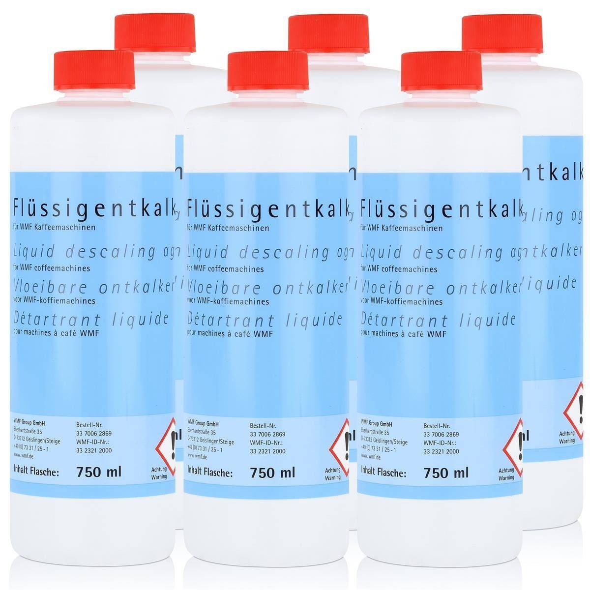 WMF WMF Flüssigentkalker 750ml für WMF Kaffeemaschinen (6er Pack) Entkalker