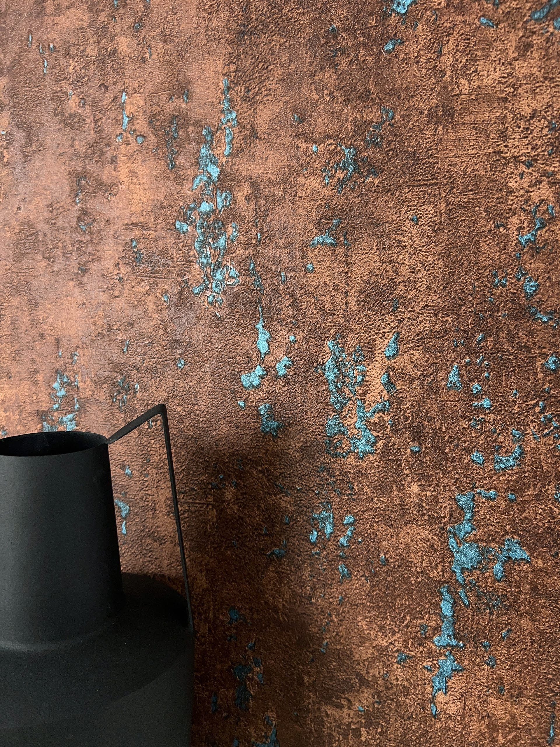 Newroom Vliestapete, Braun Tapete Modern Beton günstig online kaufen