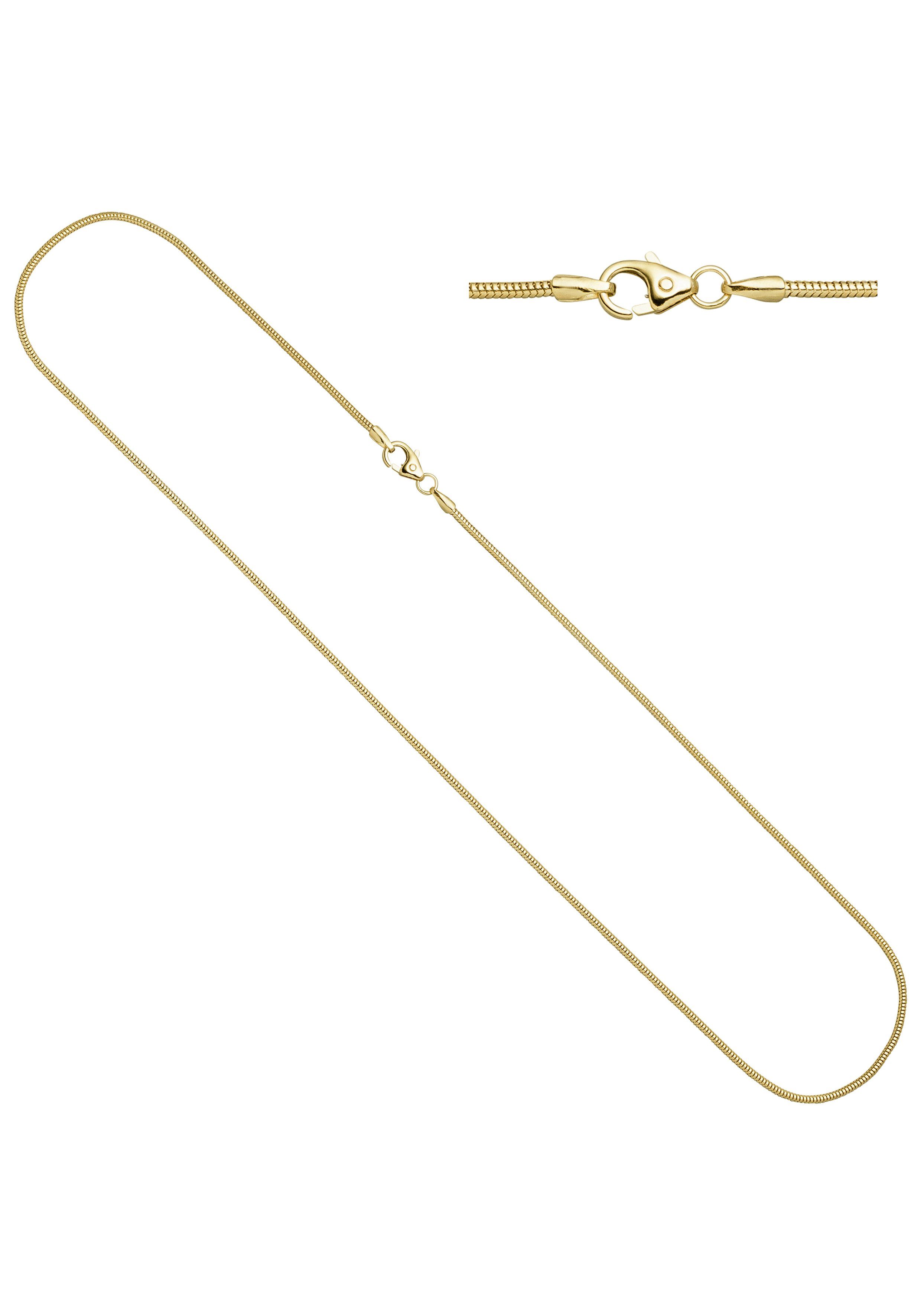 JOBO Goldkette, Schlangenkette 333 Gold 60 cm 1,4 mm