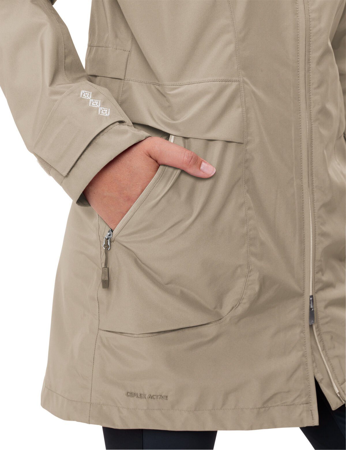 VAUDE Outdoorjacke Jacken Women's Skomer Parka II (1-St) moderner und nachhaltiger Damen Parka