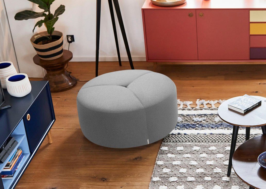 TOM TAILOR HOME im PURE, DROP Steppung Pouf Sitz, ø 90 cm mit