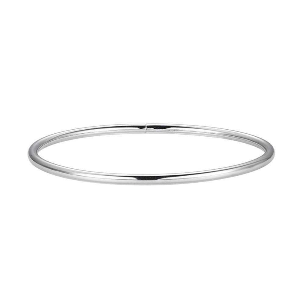 Cavill Silberarmband MONOSONO 925 Sterling Silber Armreif, rund, minimalistisch, 3,4 g (1-tlg)