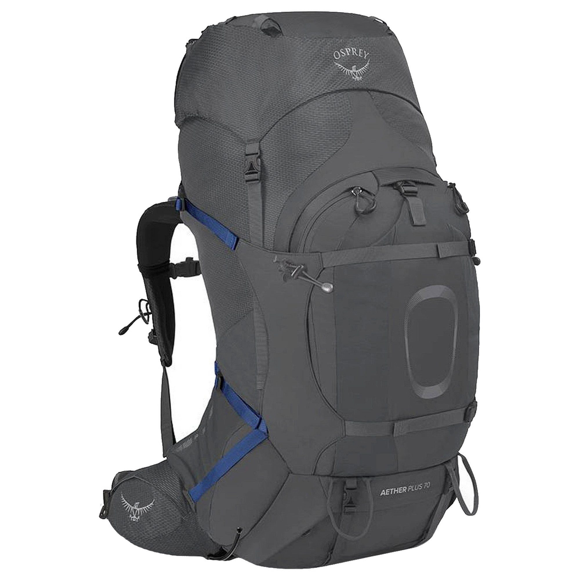 Osprey Trekkingrucksack Aether Plus 70 S/M - Trekkingrucksack 79 cm (eclipse grey, S/M)