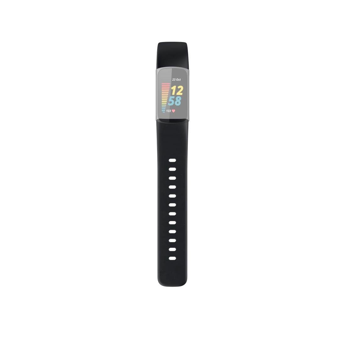 Hama Smartwatch-Armband Armband für Fitbit Uhrenarmband Tauschen, 5, schwarz zum Charge universal