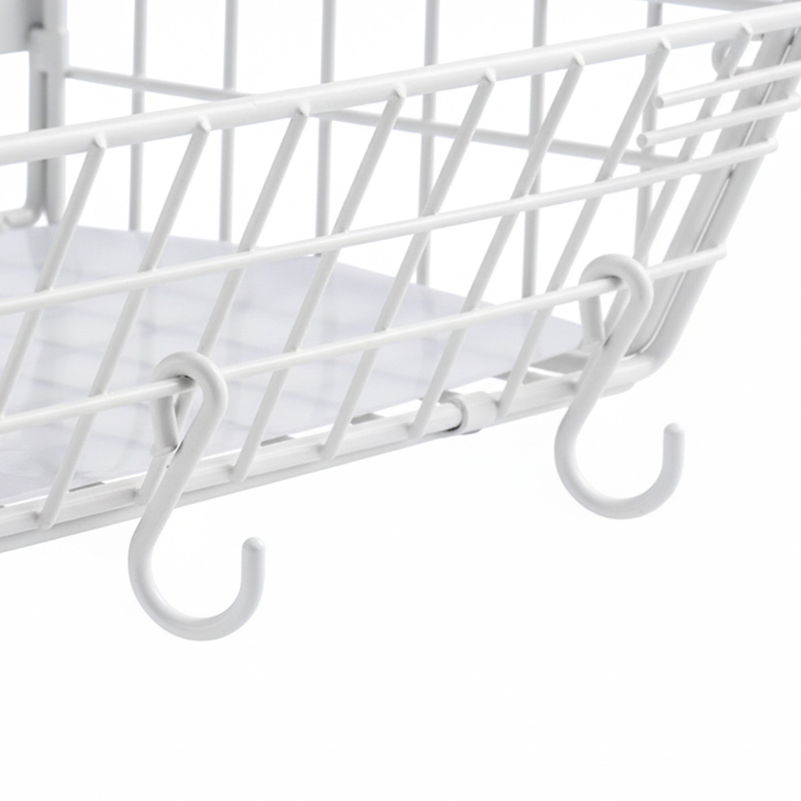 relaxdays Obstschale Obstkorb Wandregal magnetisch 2er Set, Eisen, (2-tlg), C – Bild 5 von 5