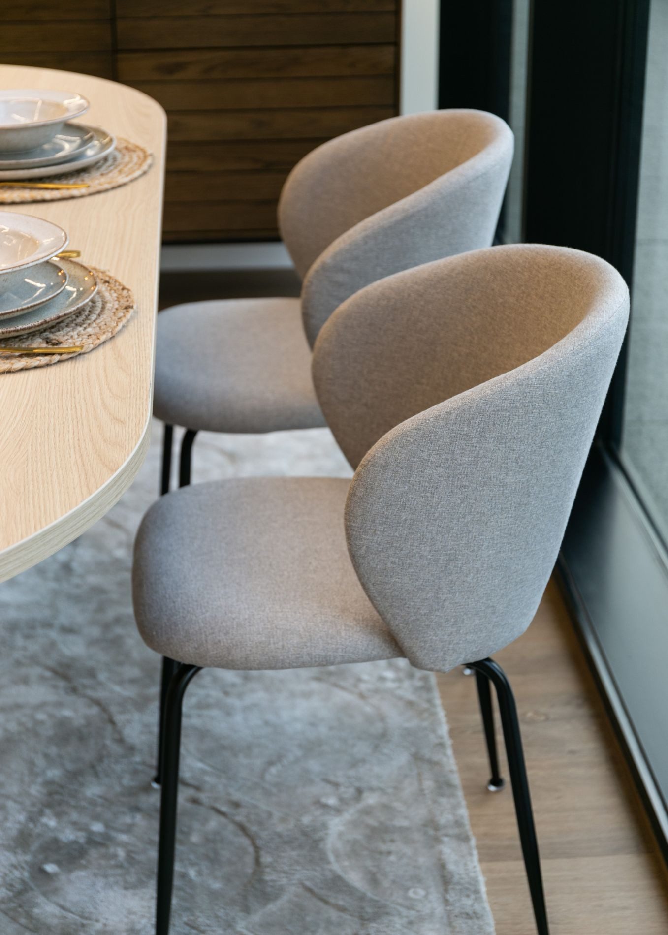 Selsey Polsterstuhl MEALIZE, mit wasserabweisendem Stoff, auf schwarzen Met günstig online kaufen