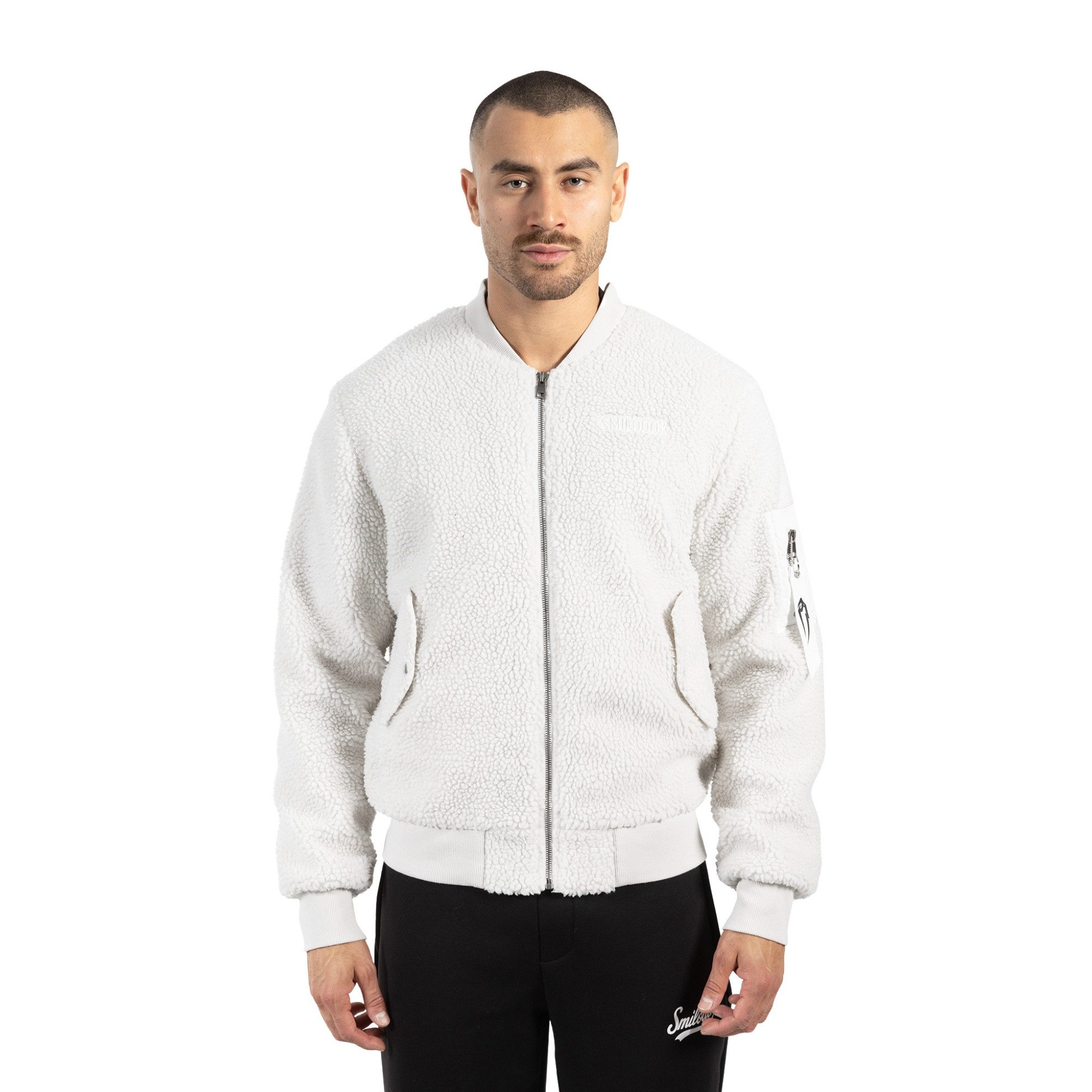 Smilodox Outdoorjacke Ferell, kuschelige Oversize-Jacke für Streetstyle, Casual & Freizeit Oversize, weiches Material, Streetwear, Casual Looks, Teddyfell