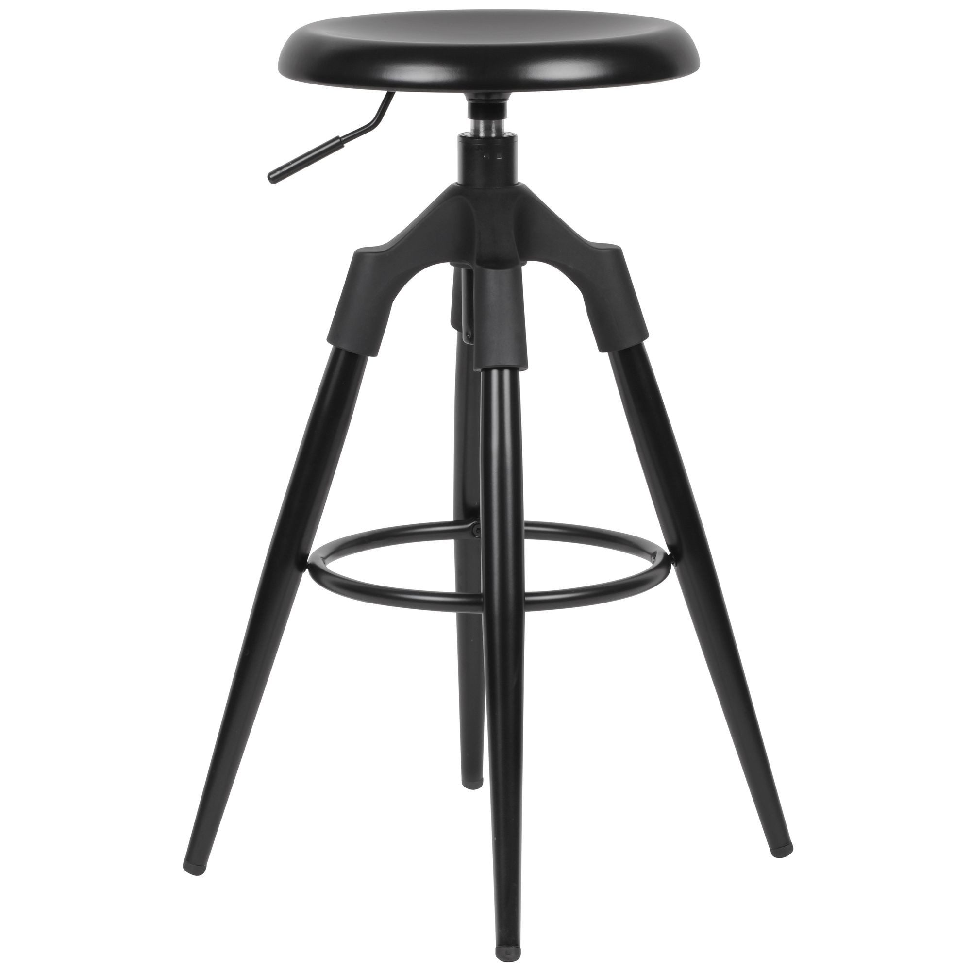 FINEBUY Barhocker SuVa18981_1 (Tresenstuhl Schwarz Metall günstig online kaufen