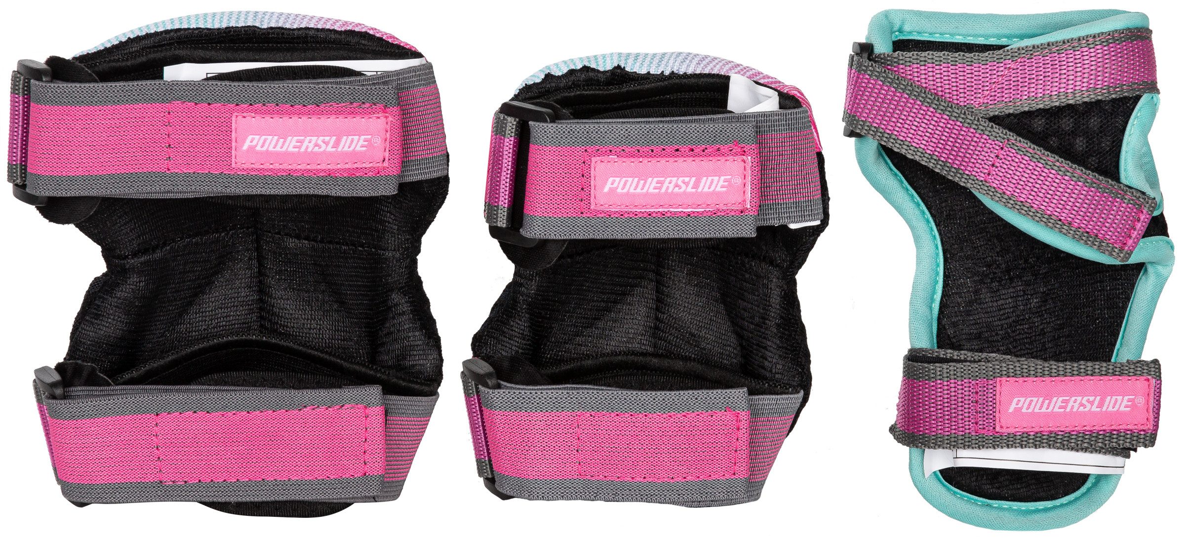 Powerslide Protektoren-Set Kids Pro Girls Set (Set, 6-tlg., Hand/Knie /Ellenbogen)