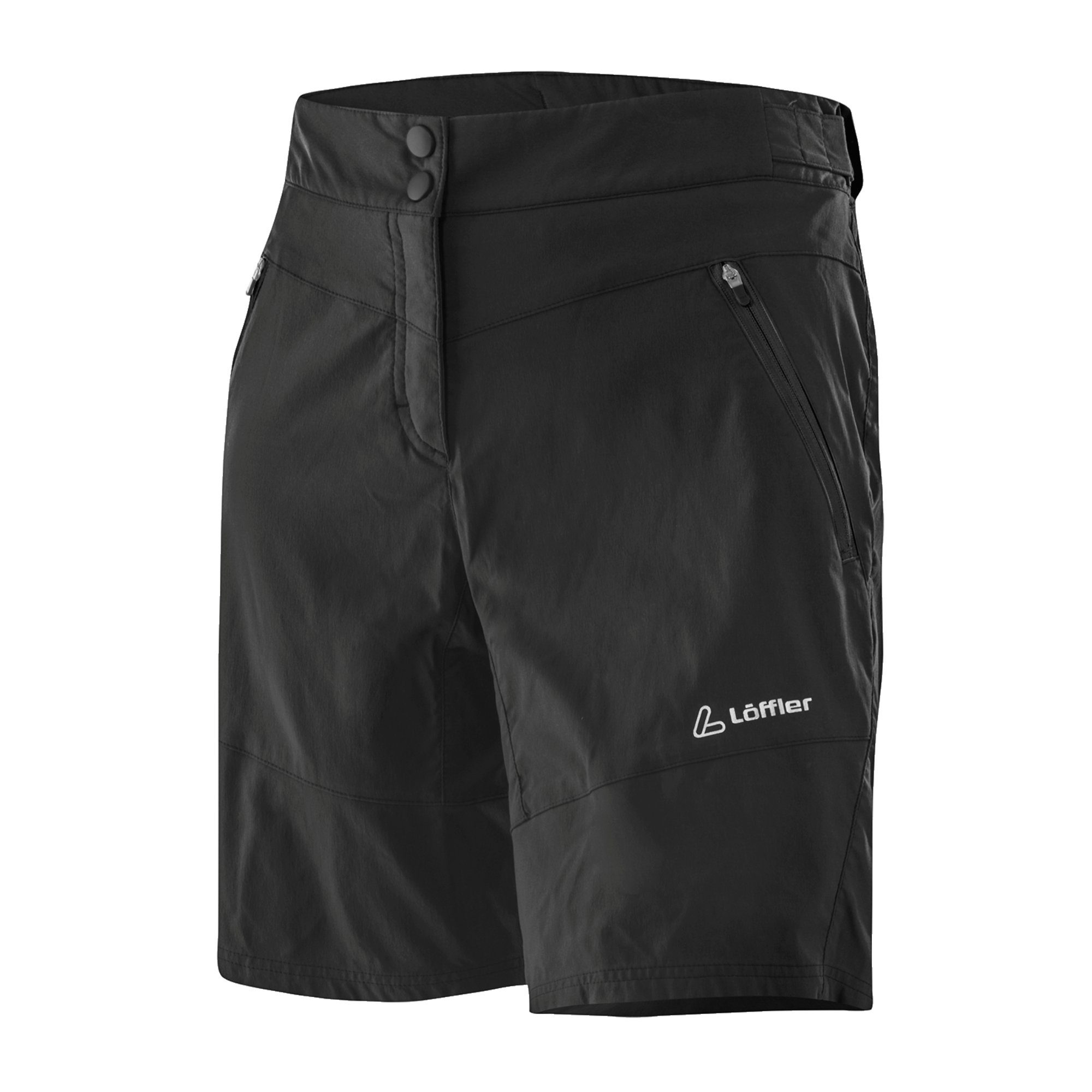 Löffler Fahrradhose EVO-E CSL W BIKE SHORTS Damen Fahrradshorts schwarz