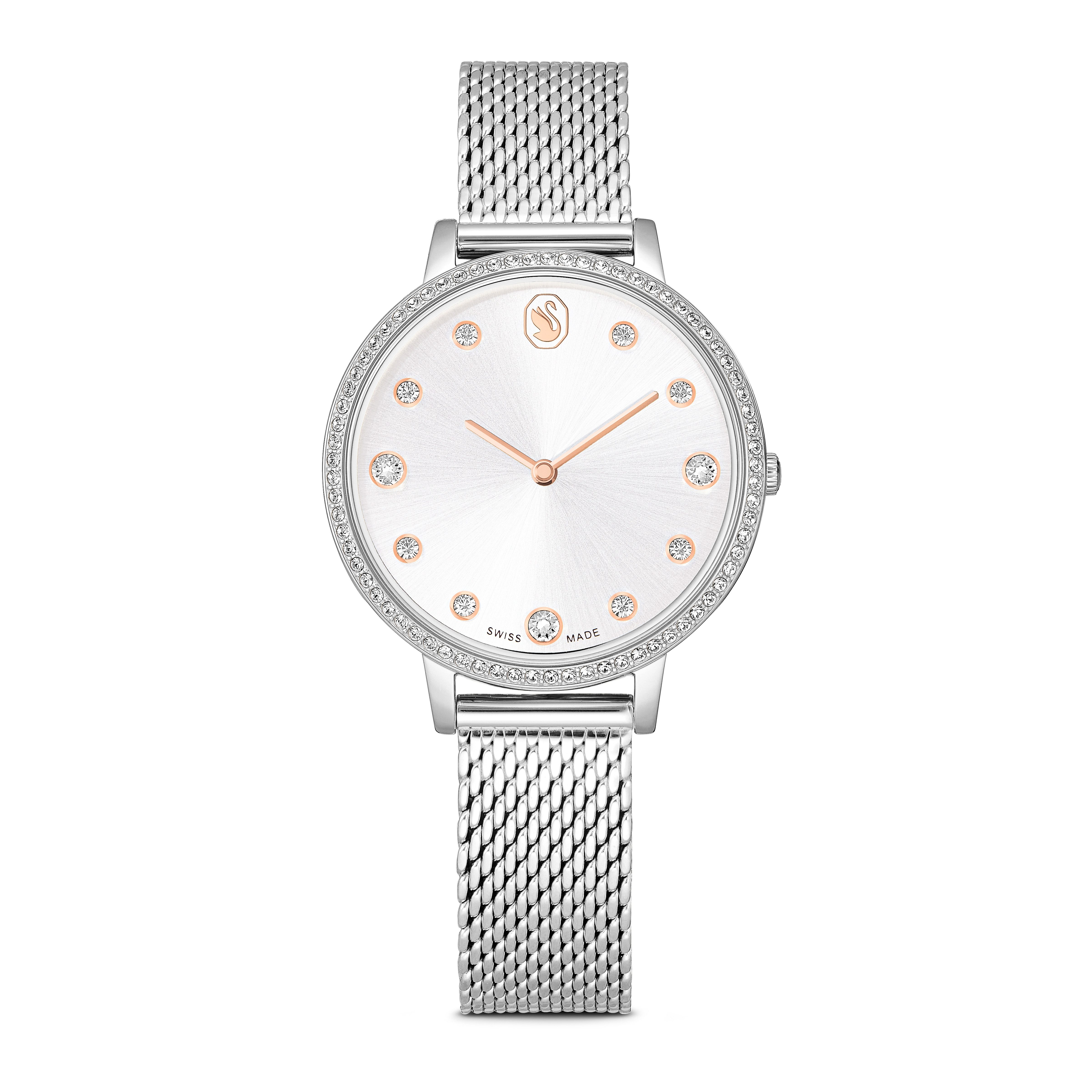 Swarovski Quarzuhr CLARICA 5740971, Armbanduhr, Damenuhr, Swiss Made, Edelstahlarmband, analog