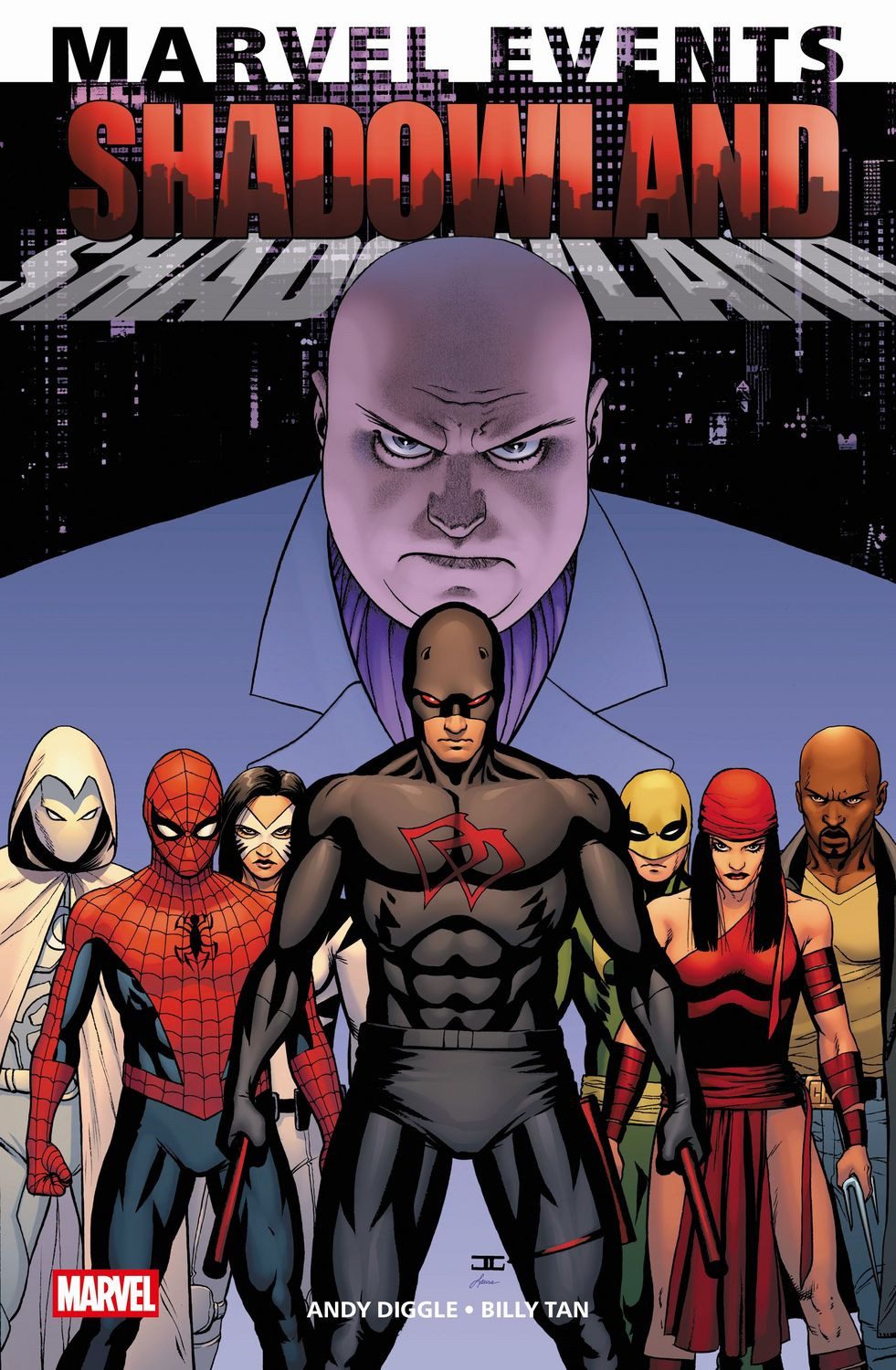 Comic Marvel Events: Shadowland Andy Diggle, Billy Tan