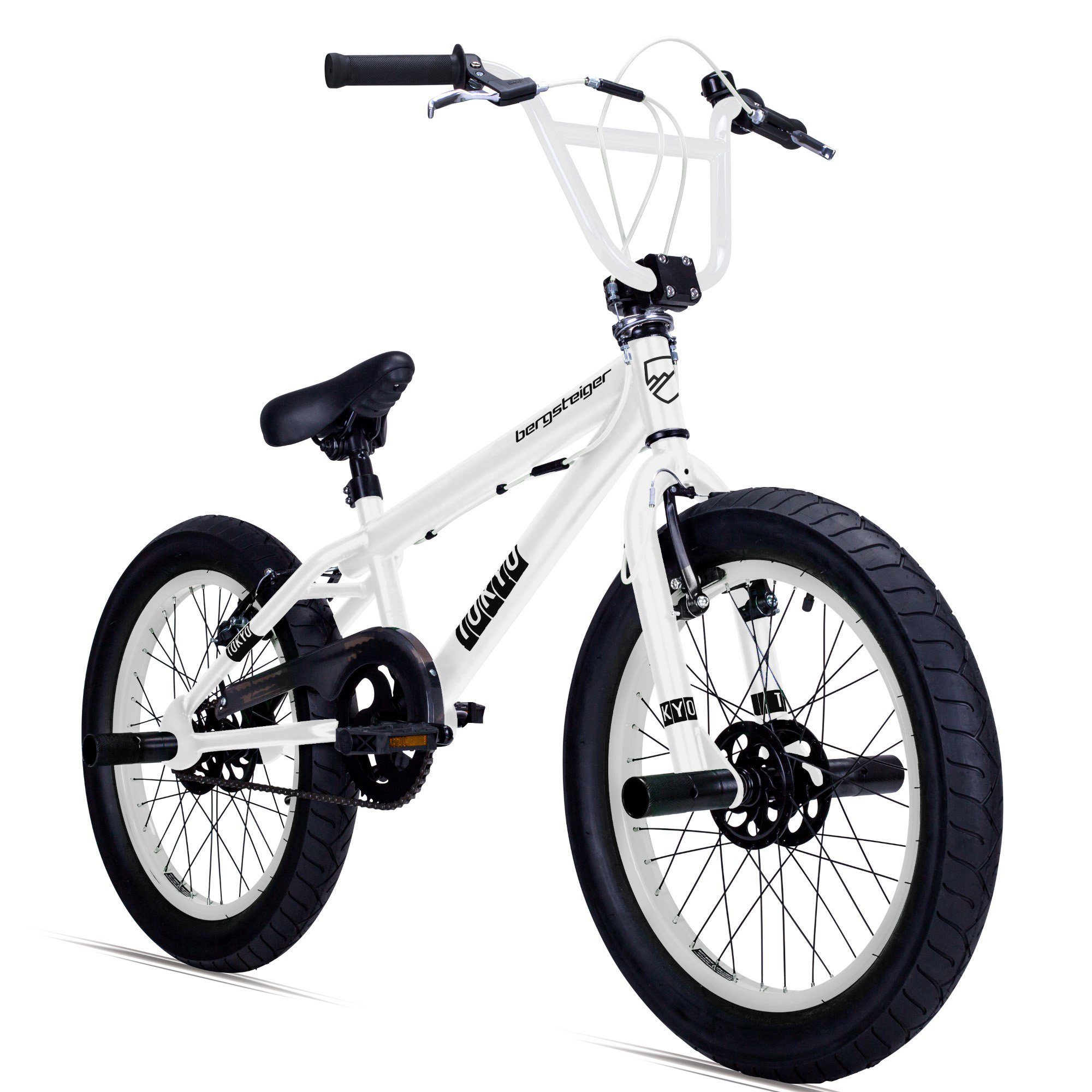 Fatbike, 20 1 360° Rotor-System, Freestyle, bergsteiger Tokyo Weiß Gang BMX, BMX-Rad Zoll