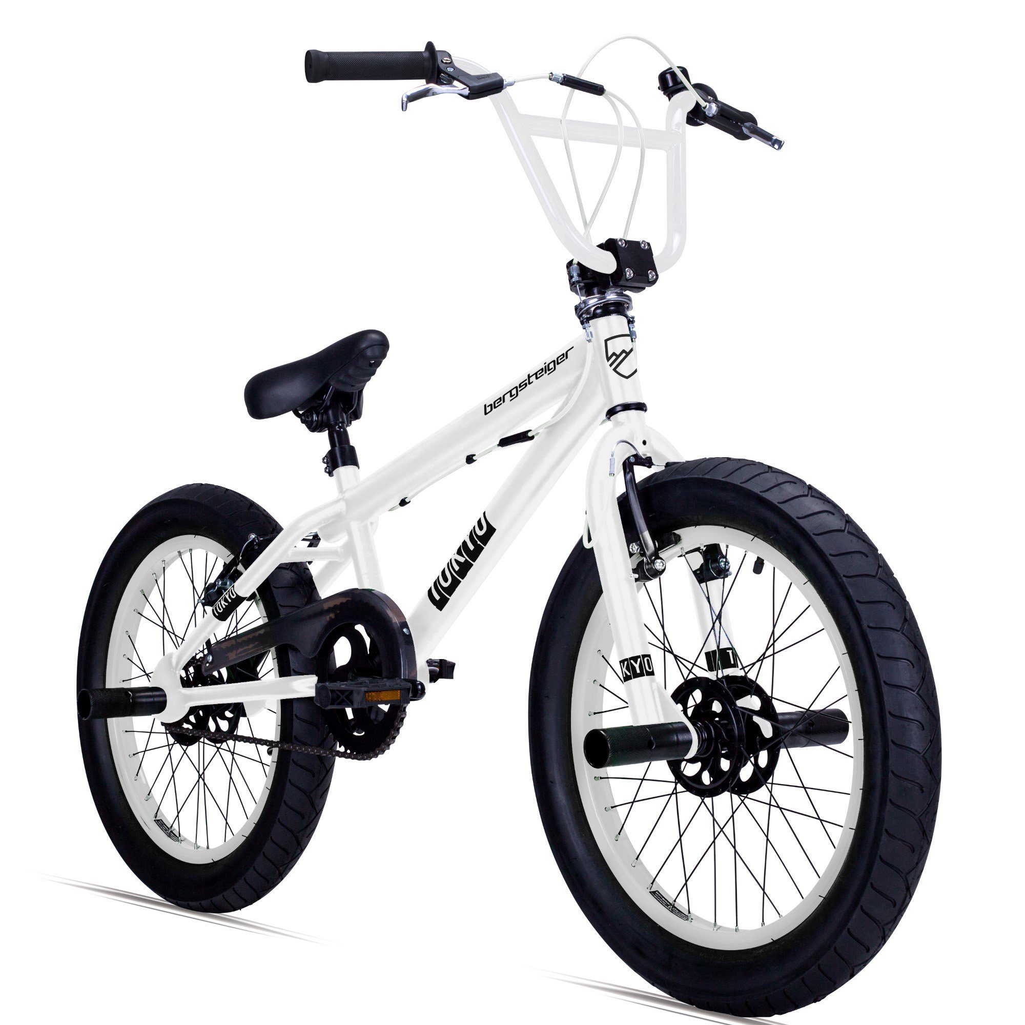 bergsteiger BMX-Rad Tokyo 20 Zoll BMX, Fatbike, 360° Rotor-System, Freestyle, 1 Gang