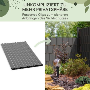 blumfeldt Balkonsichtschutz Sichtschutzstreifen-Clips Zubehör PVC 10er-Pack