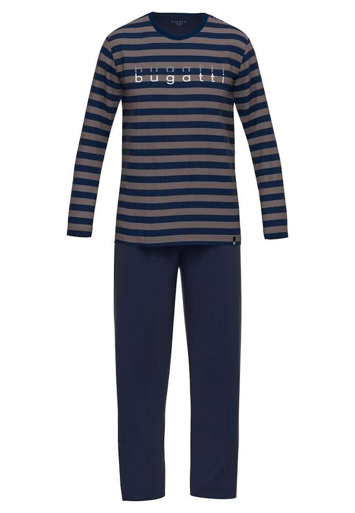 bugatti Pyjama Turin 56114 Hochwertiger Baumwoll-Mix