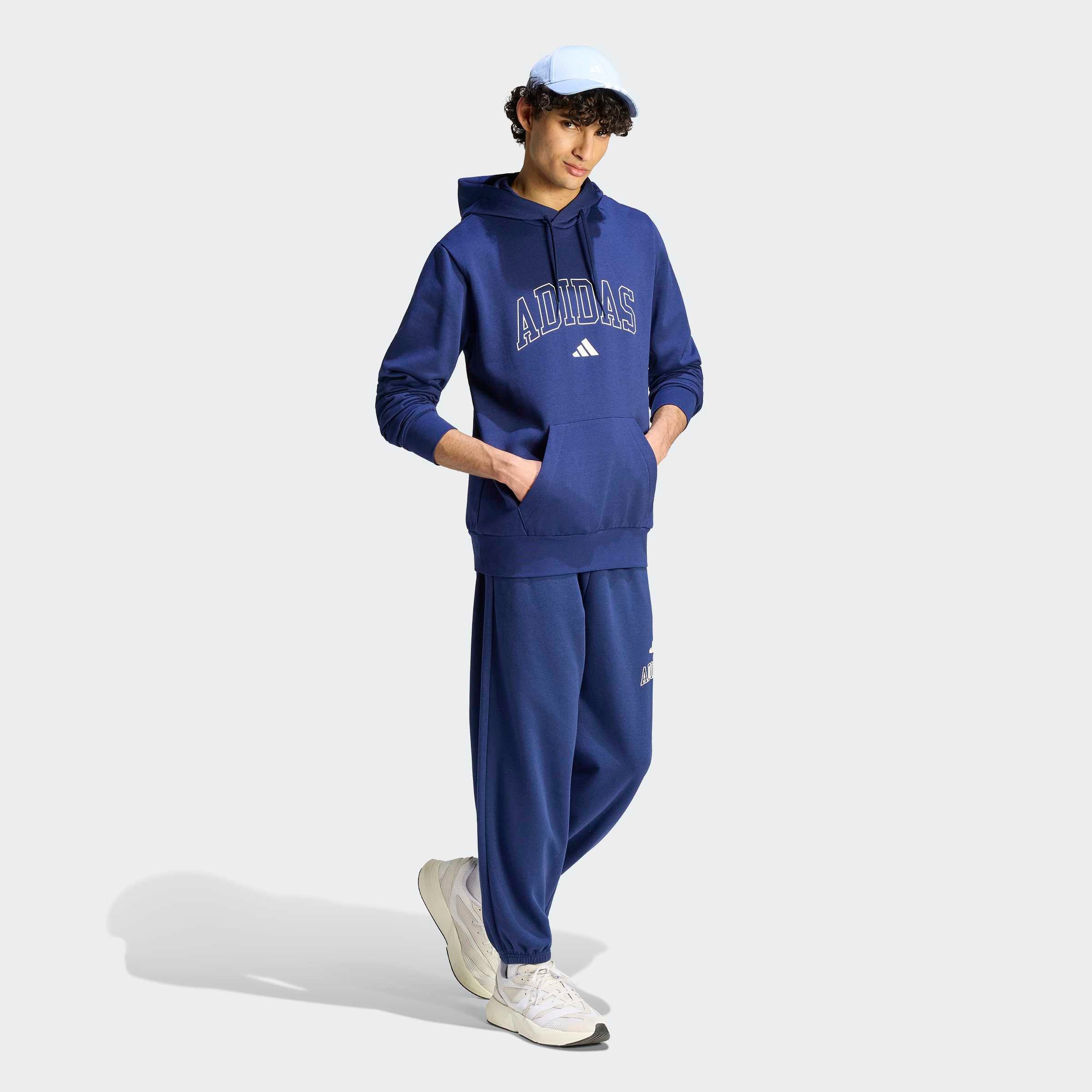 adidas Sportswear Kapuzensweatshirt COLLEGIATE SCRIPT GRAFIK HOODIE mit Kapuze und Kordel, in normaler Länge – Bild 5 von 5