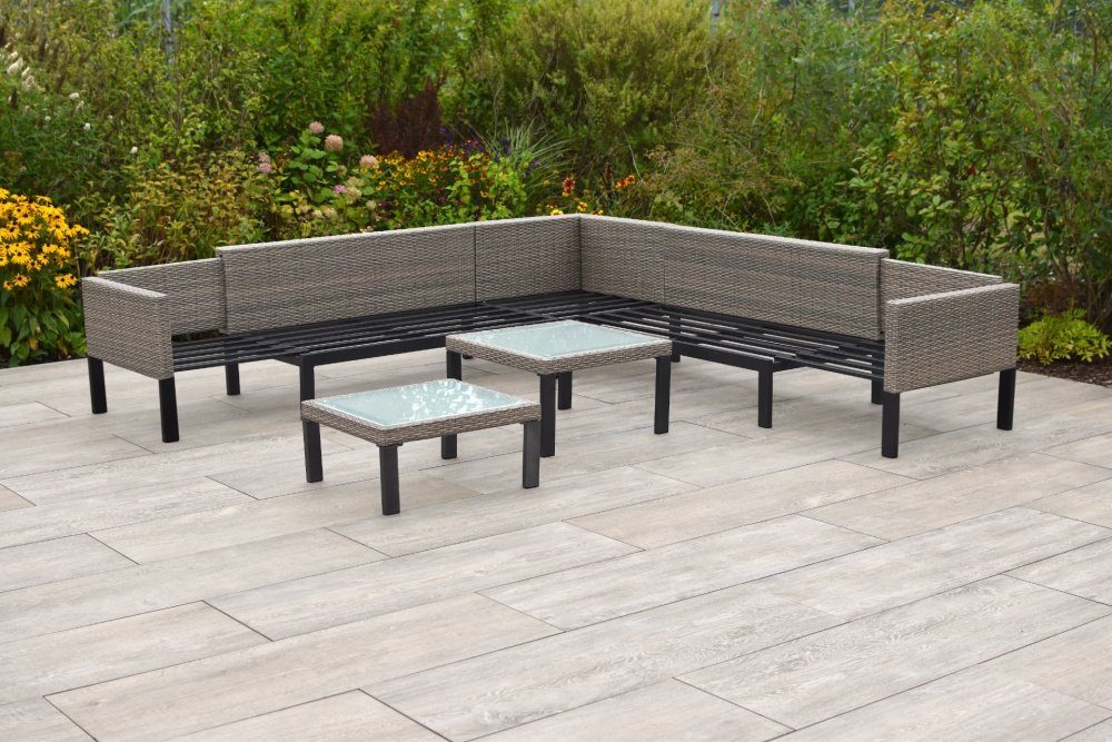 Gartenmöbel Ambiente GartenloungeSet Prato, (Eckbank Set, 1 Eckbank