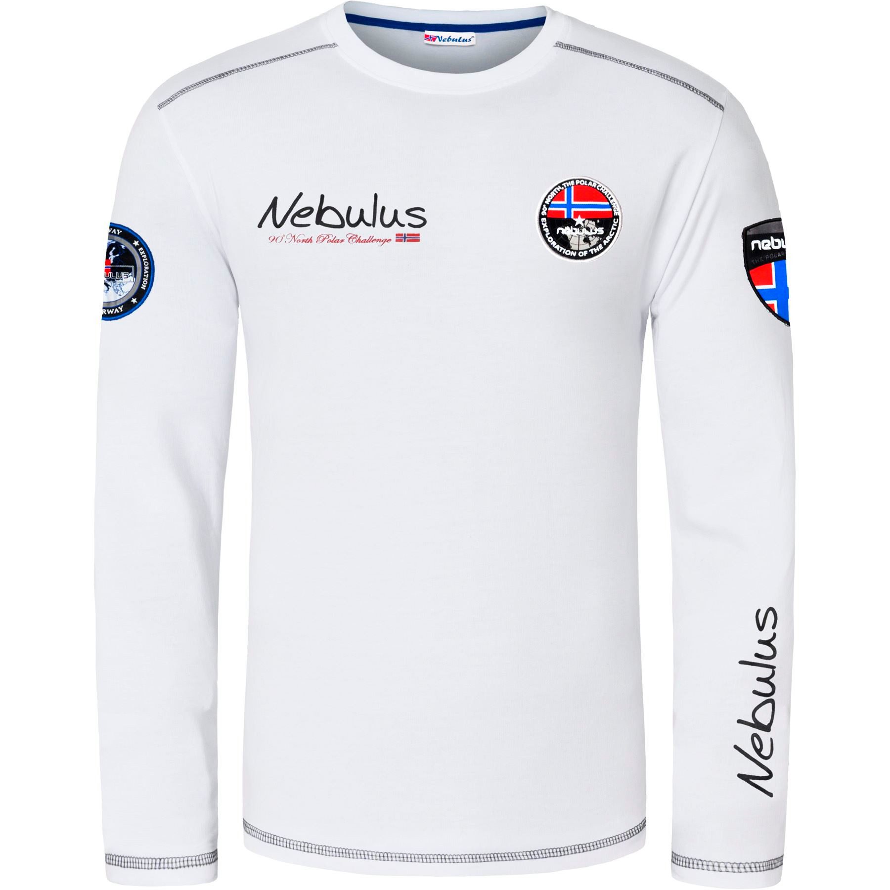 Nebulus Sweatshirt BOOGY, Q972 - Herren, weiß, XXL günstig online kaufen