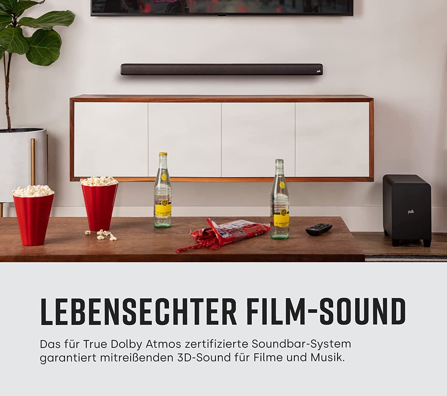 Polk Signa S4 Soundbar 3.1.2 mit der Leistung von: 160W Soundbar