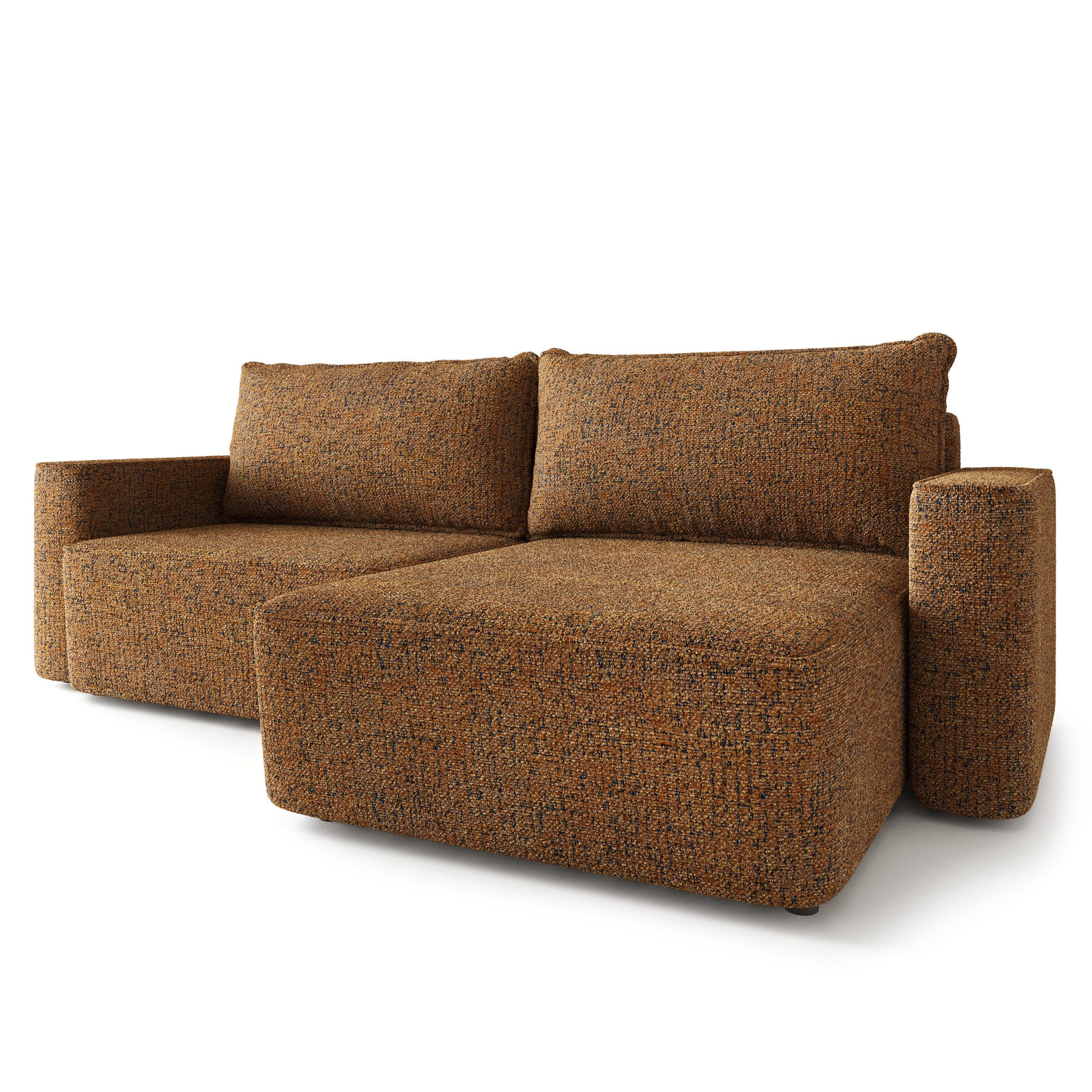 Masseno Ecksofa BELISE mit Schlaffunktion L-Form, Sofa mit Bettkasten