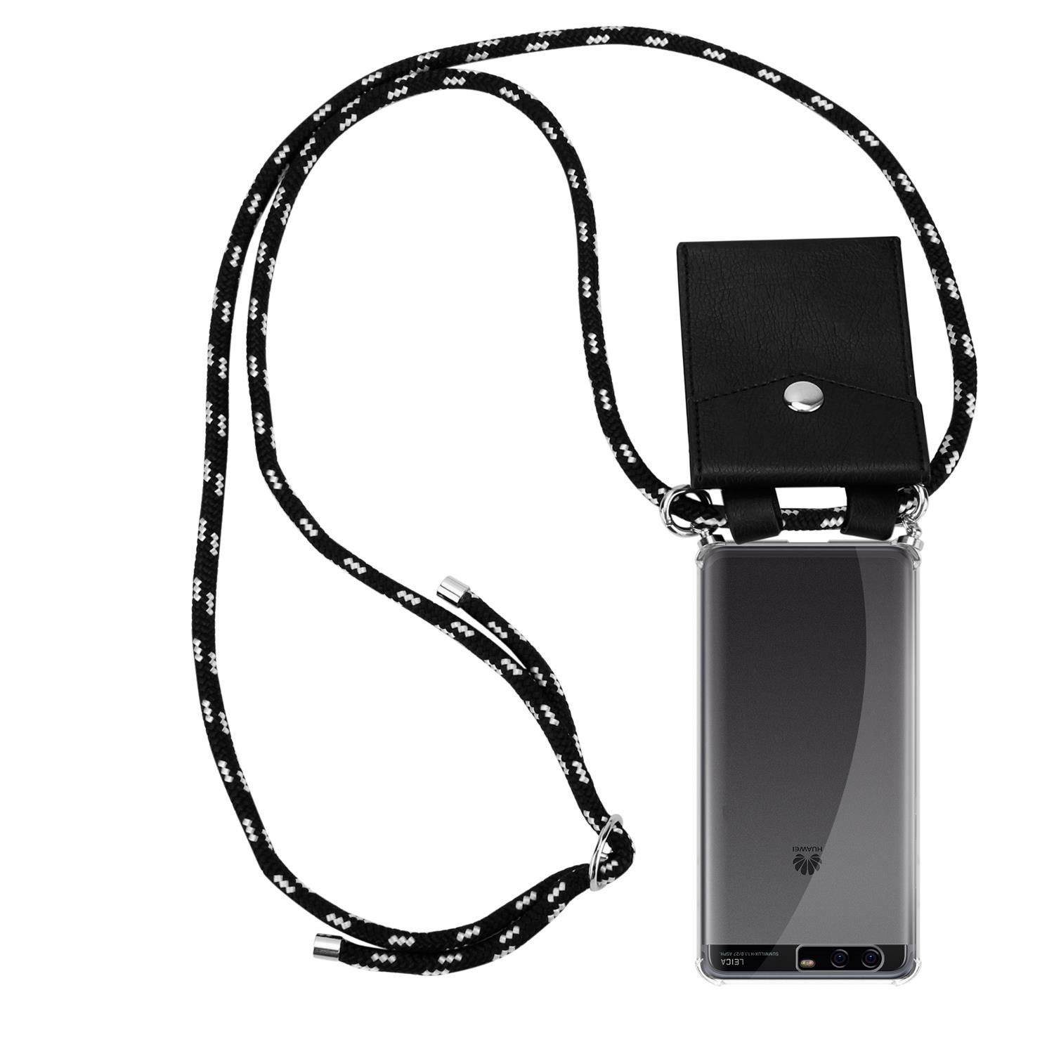 Cadorabo Handyhülle für Huawei P10 PLUS Kette Huawei P10 PLUS, Flexible TPU Silikon Handy Schutzhülle - Hülle - mit Handykette