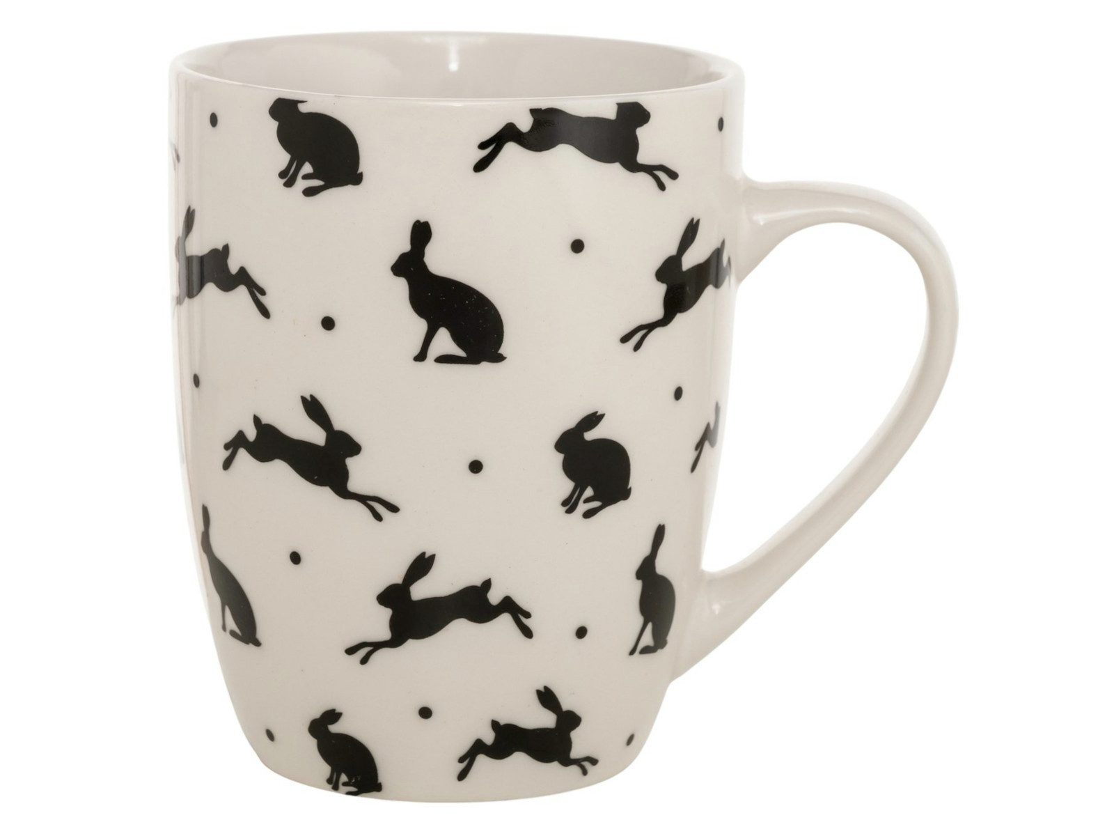 BOLTZE Tasse Blacky Becher mit Henkel weiß 0,35l, New Bone