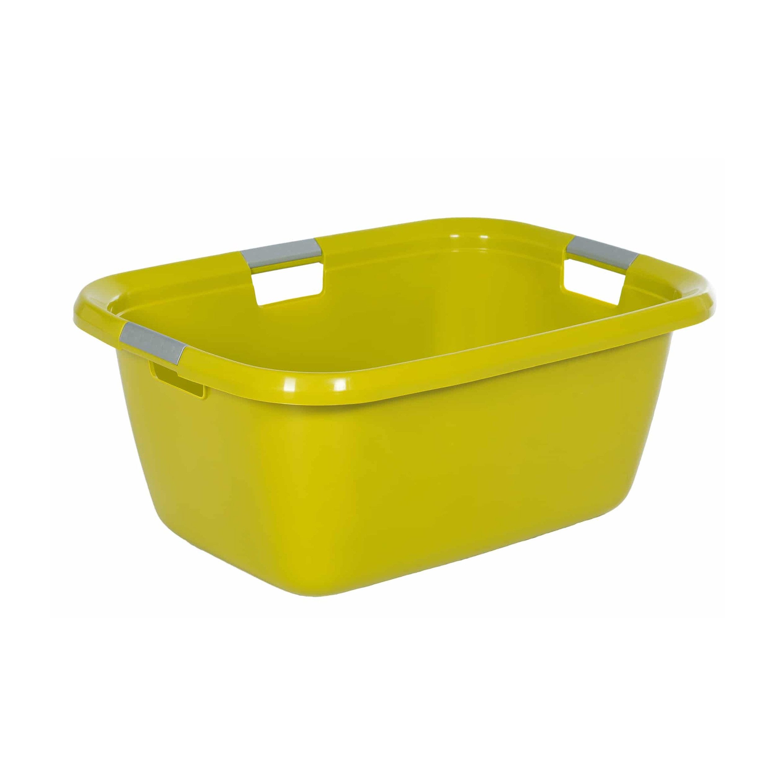 Wäschewanne Wäschewanne Easy 51.5L – Kiwi mit Griffen Stapelbar