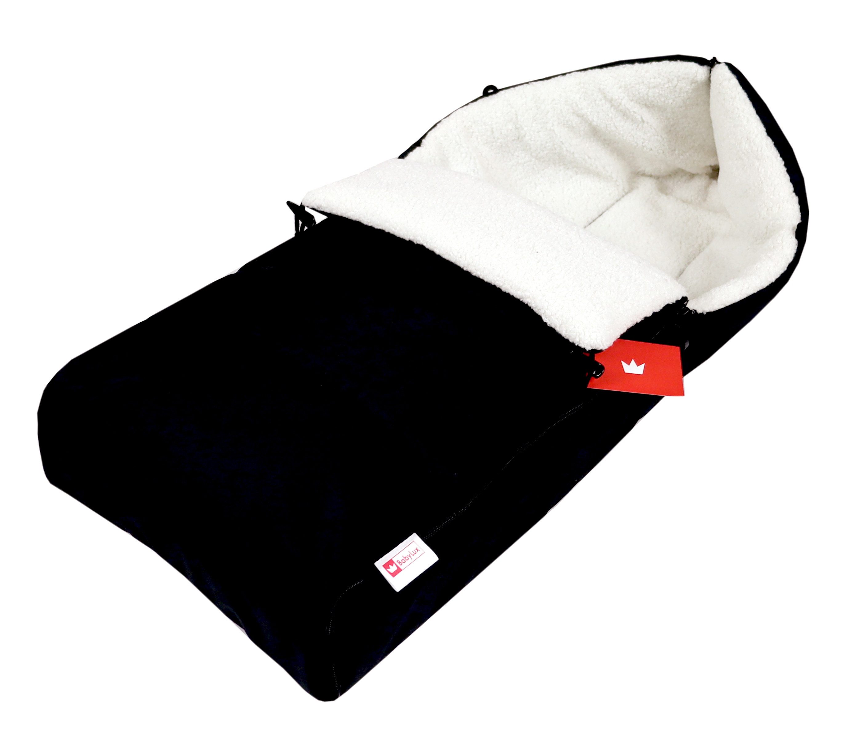 BabyLux Fußsack Bouclé Winter Fußsack 90cm Kinderwagen Buggy, Babyschale Sc günstig online kaufen