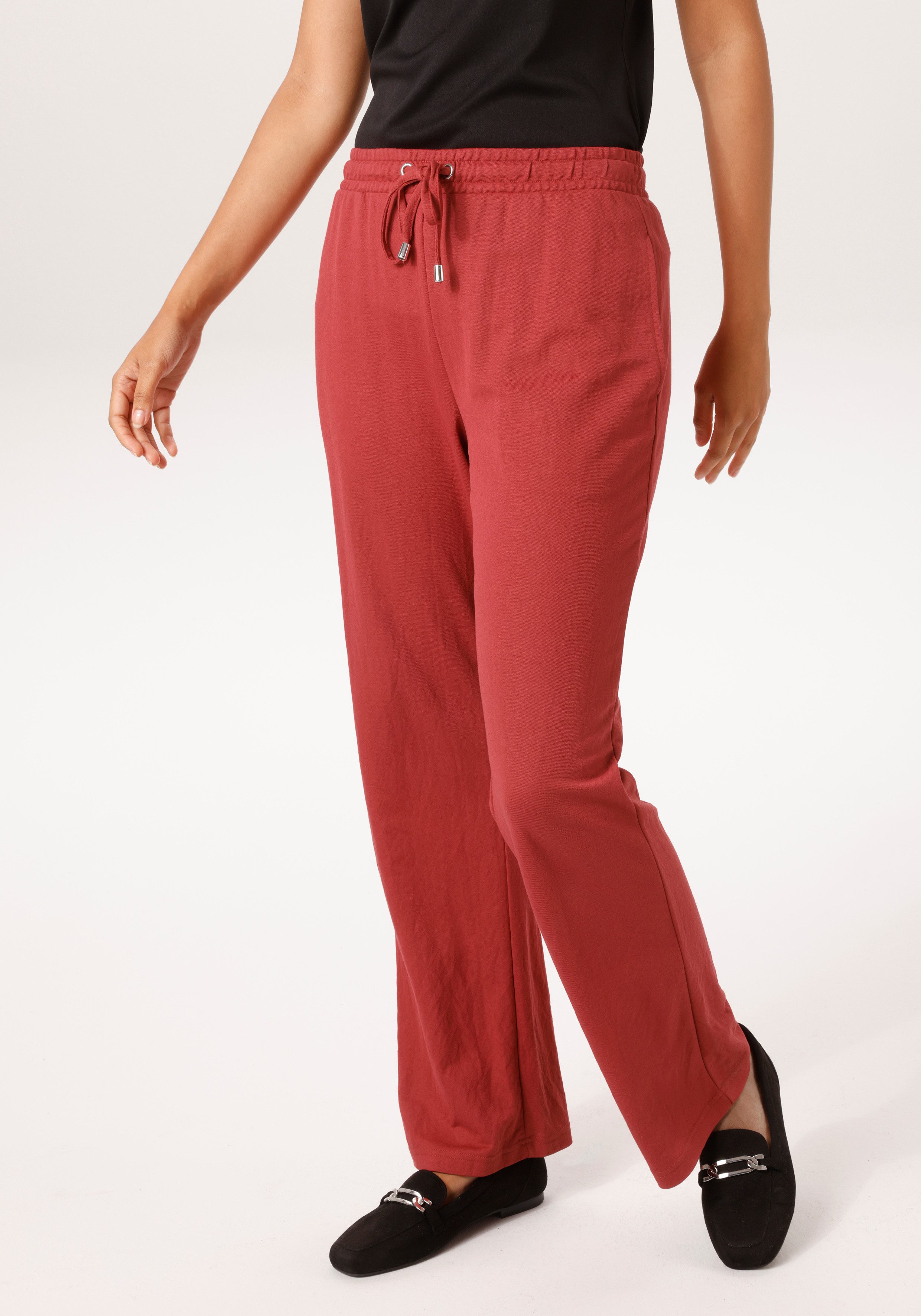 Aniston CASUAL Schlupfhose in weicher Pique-Qualität