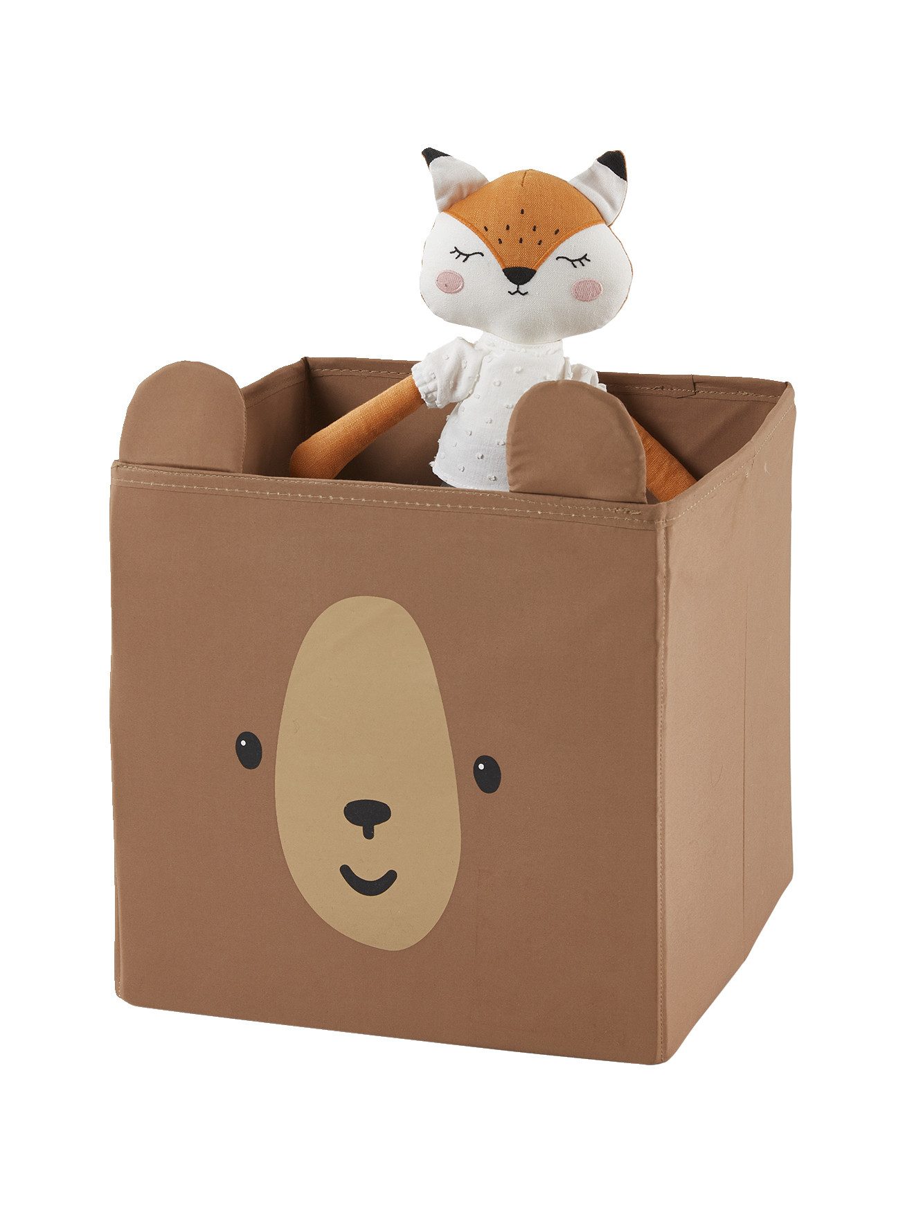 vertbaudet Aufbewahrungsbox Kinderzimmer GRÜNER WALD, 3er-Set – Bild 3 von 4