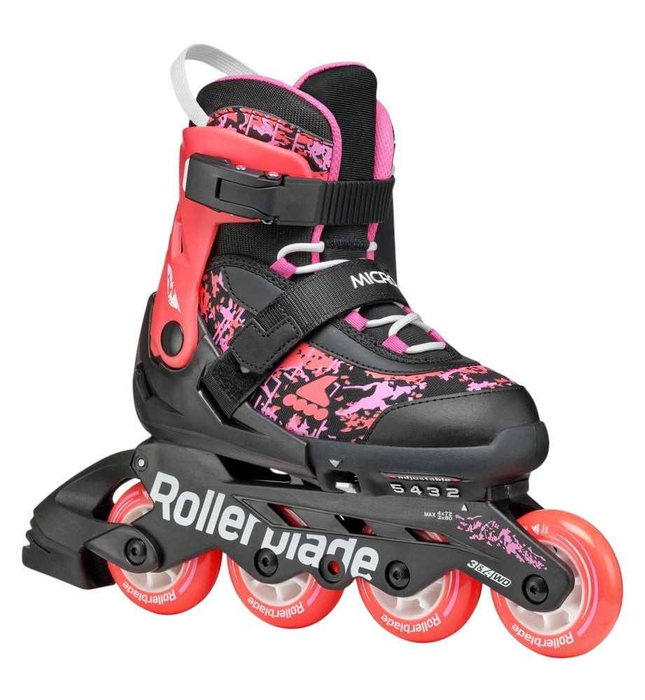 ROLLERBLADE Роликовые коньки Microblade SL (Rollen: 72mm/80A, Kugellager: SG3) schwarz/korallenrot