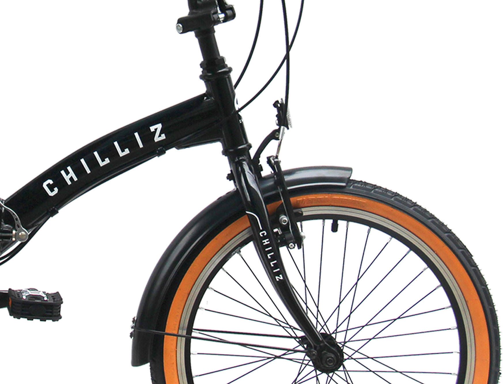 CHILLIZ Faltrad FLD.01, 6 Gang Shimano Tourney Schaltwerk, Kettenschaltung