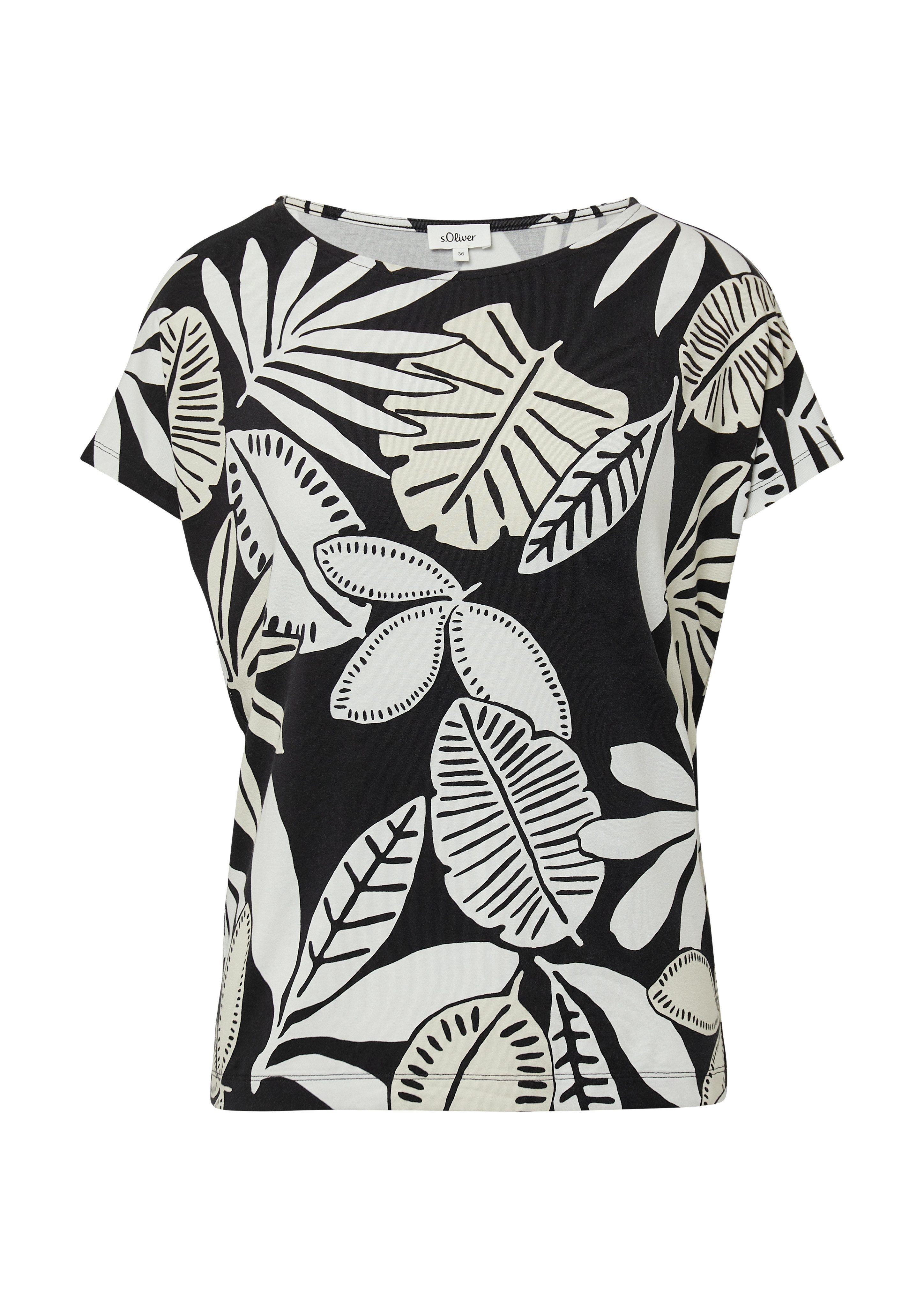 s.Oliver T-Shirt mit All-Over Print