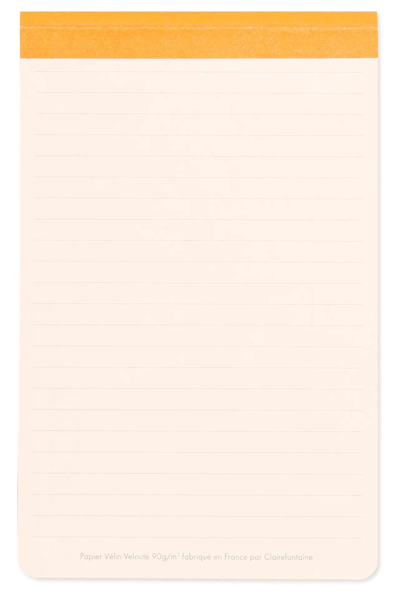 Rhodia Einsteck-Fotoalbum Webnotepad 9x14 cm, 96 Bl liniert, mikroperforiert, 90g, Gold 194340C, Festes Notizbuch geleimt