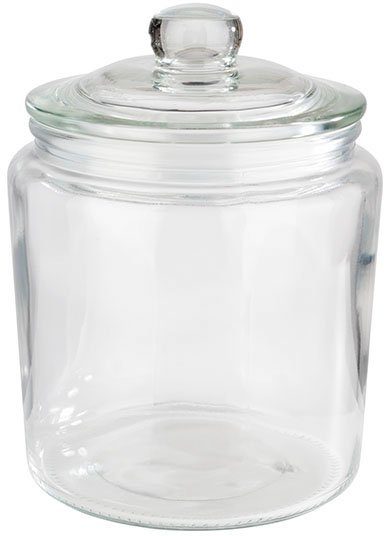 APS Vorratsglas Classic, Glas, (1-tlg), vielseitig einsetzbar, z.B. für Kekse, Zucker, Mehl, Müsli ... | Vorratsgläser