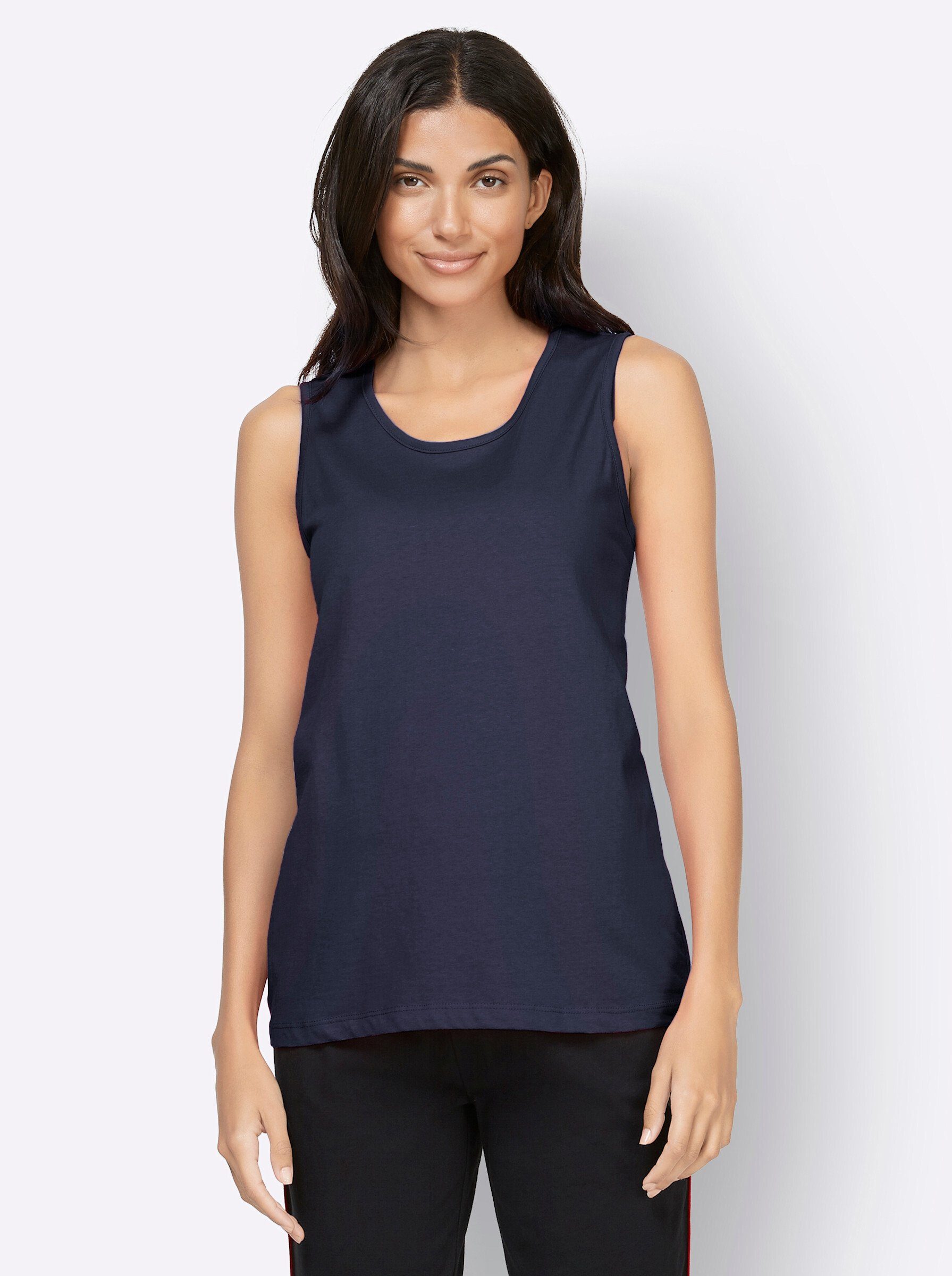 Sieh an! Shirttop Shirttop Ärmellos