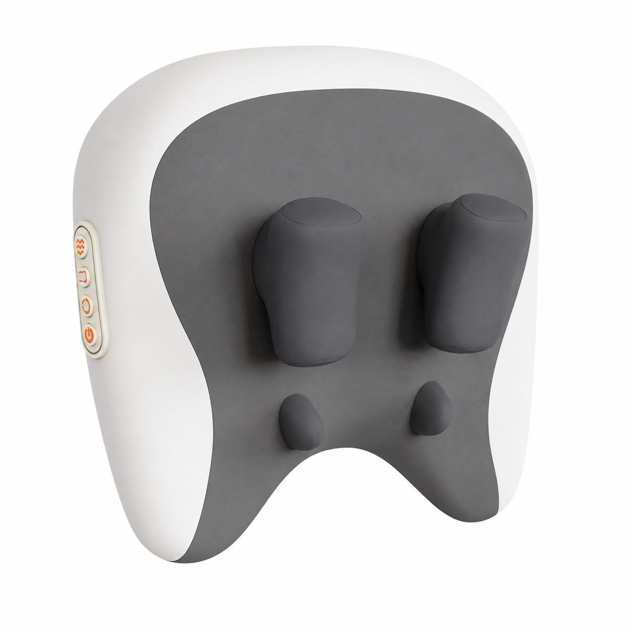 Lisabonde Shiatsu-Massagekissen für Nacken & Rücken, kabelloses Massagegerät mit Heizfunktion, 2 Temperaturstufen (45 °C / 50 °C), 3 Geschwindigkeitsstufen