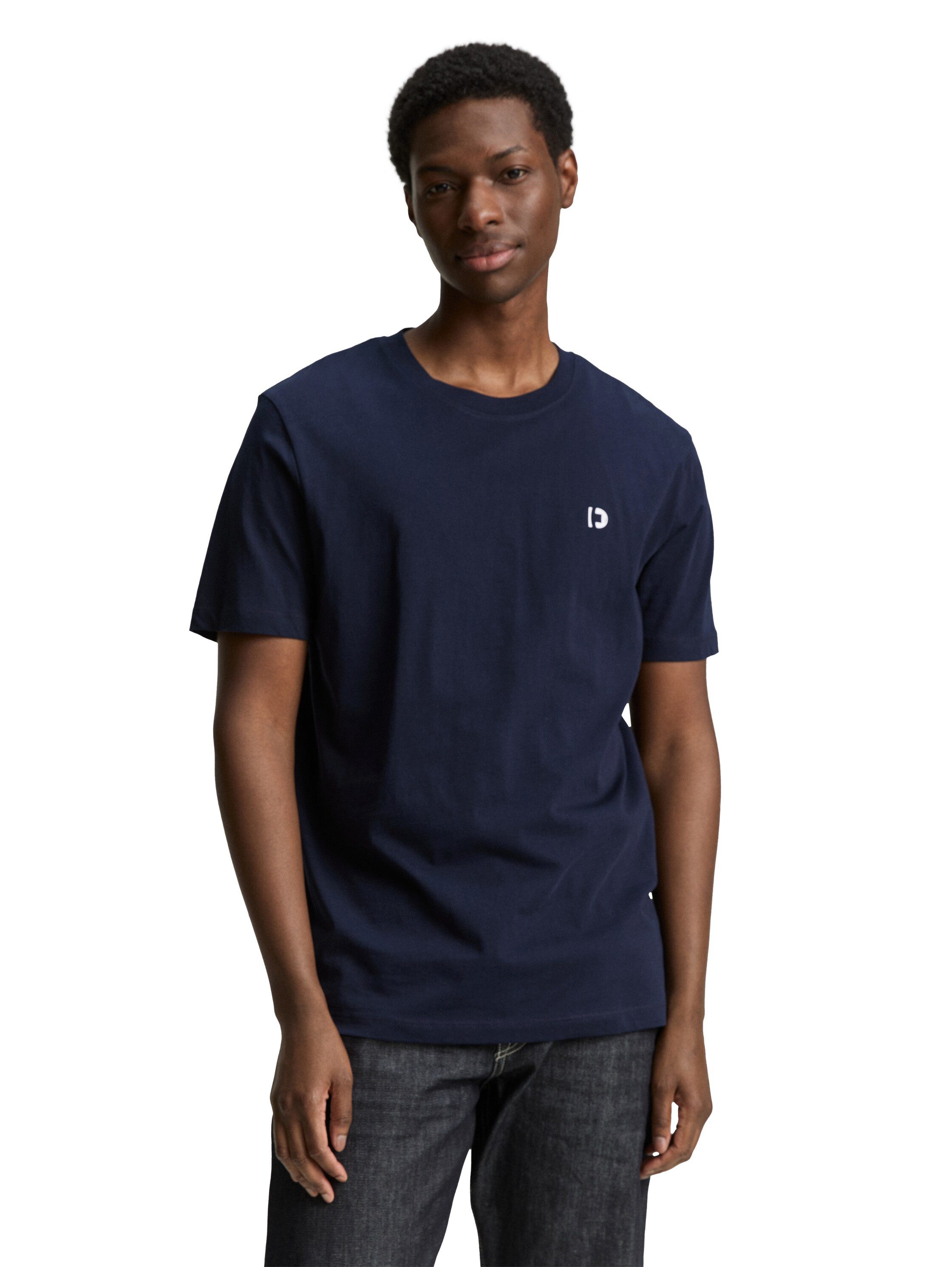 TOM TAILOR Denim T-Shirt (Packung, 3-tlg) mit Logo Print günstig online kaufen