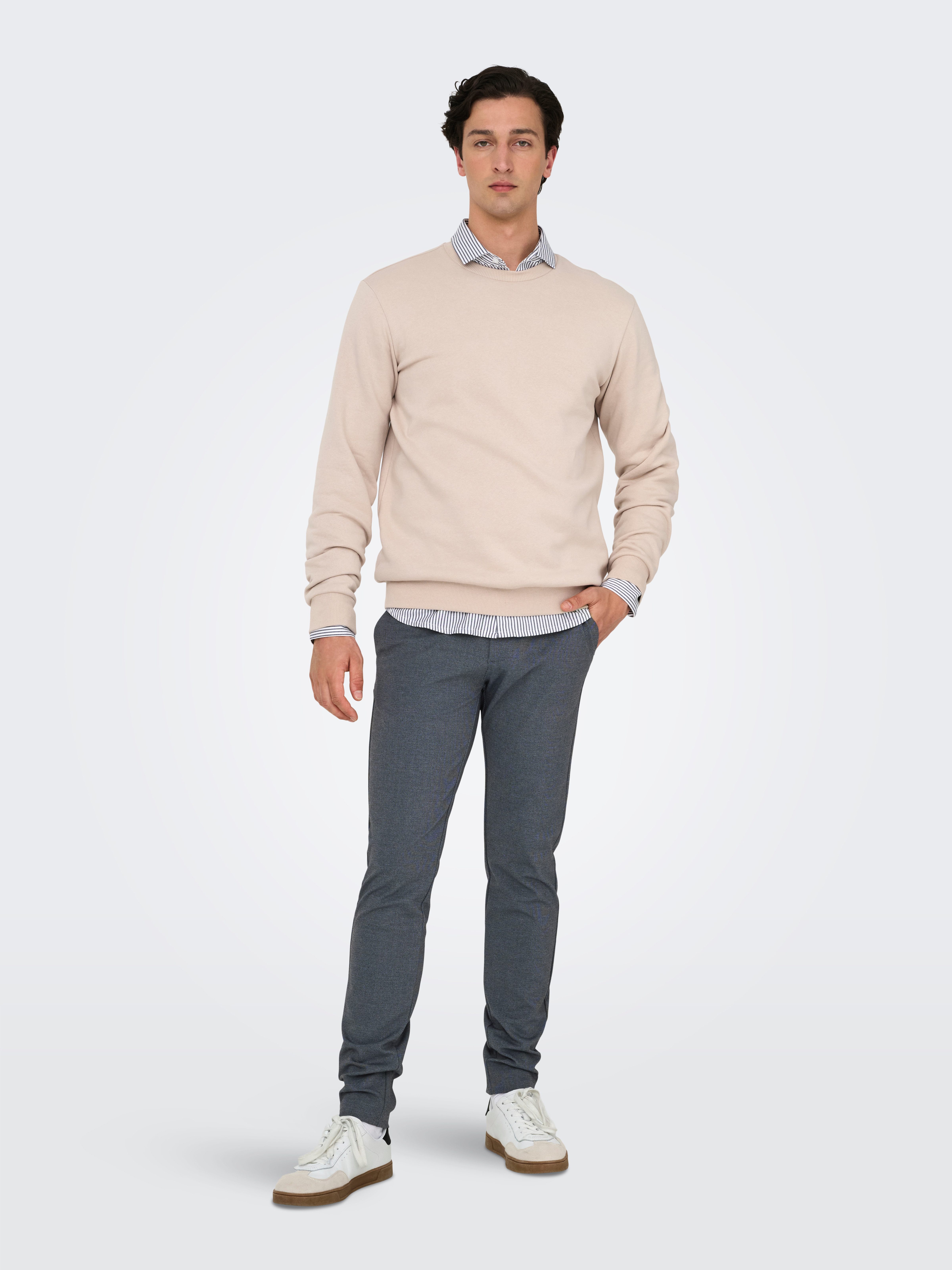 ONLY & SONS Chinos ONSMARK SLIM DITSY 020934 PANT NOOS Viskosemischung, slim fit
