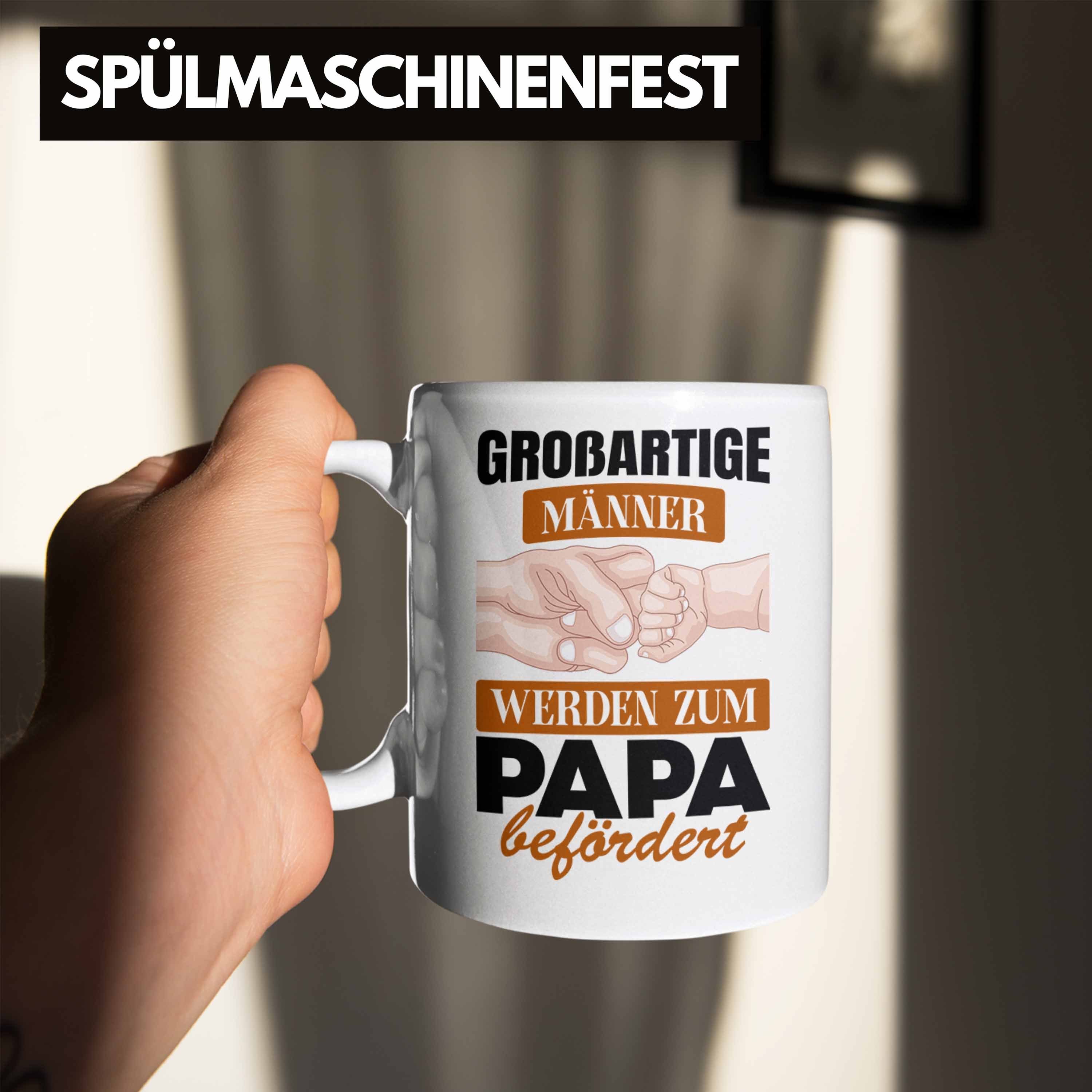 Wirst Trendation Weiss Großartige werden - Geschenk Zum Tasse Geschenkidee Trendation Männer Befördert Papa Du Vater Tasse