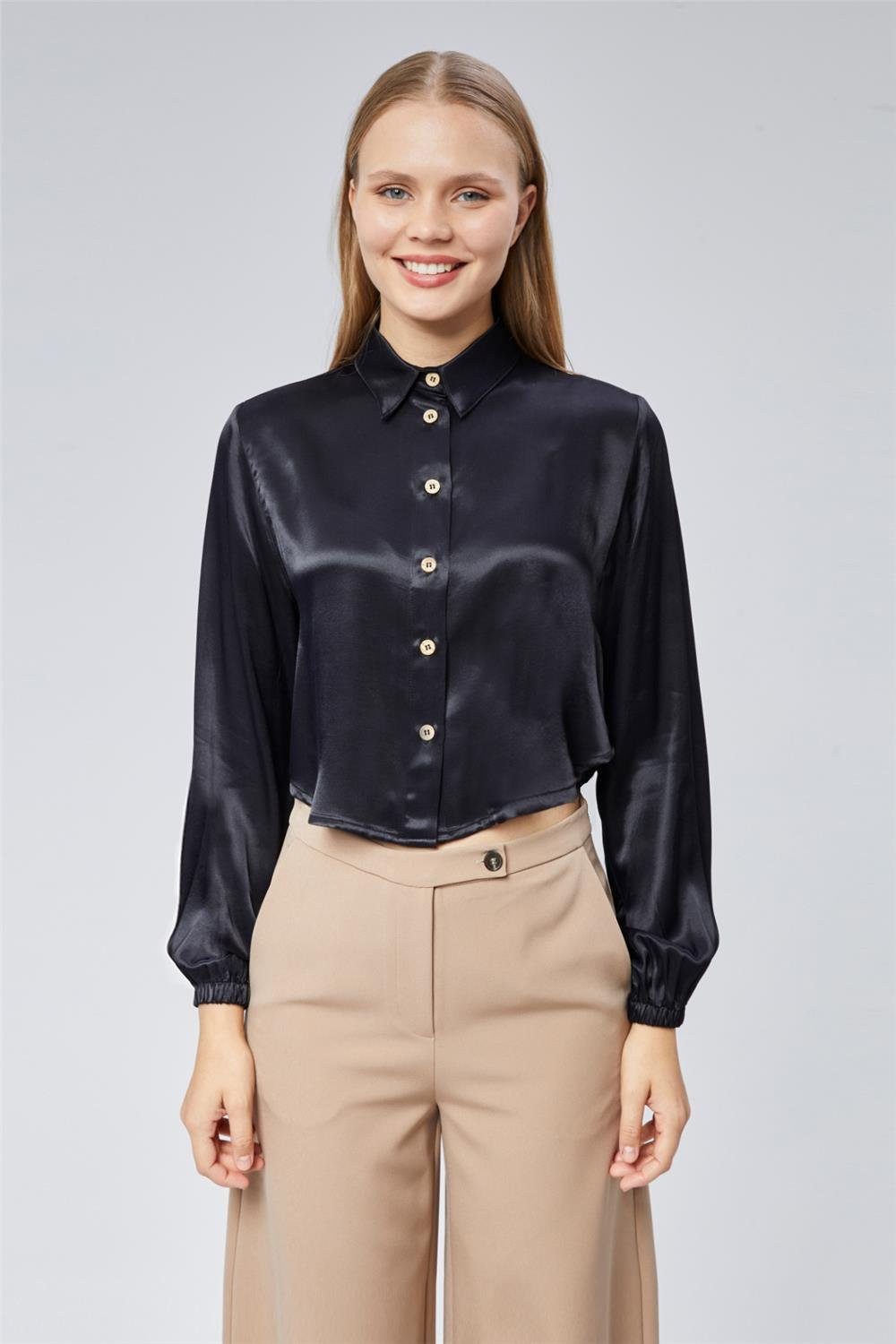 Hemdbluse Schlichtes Hemd