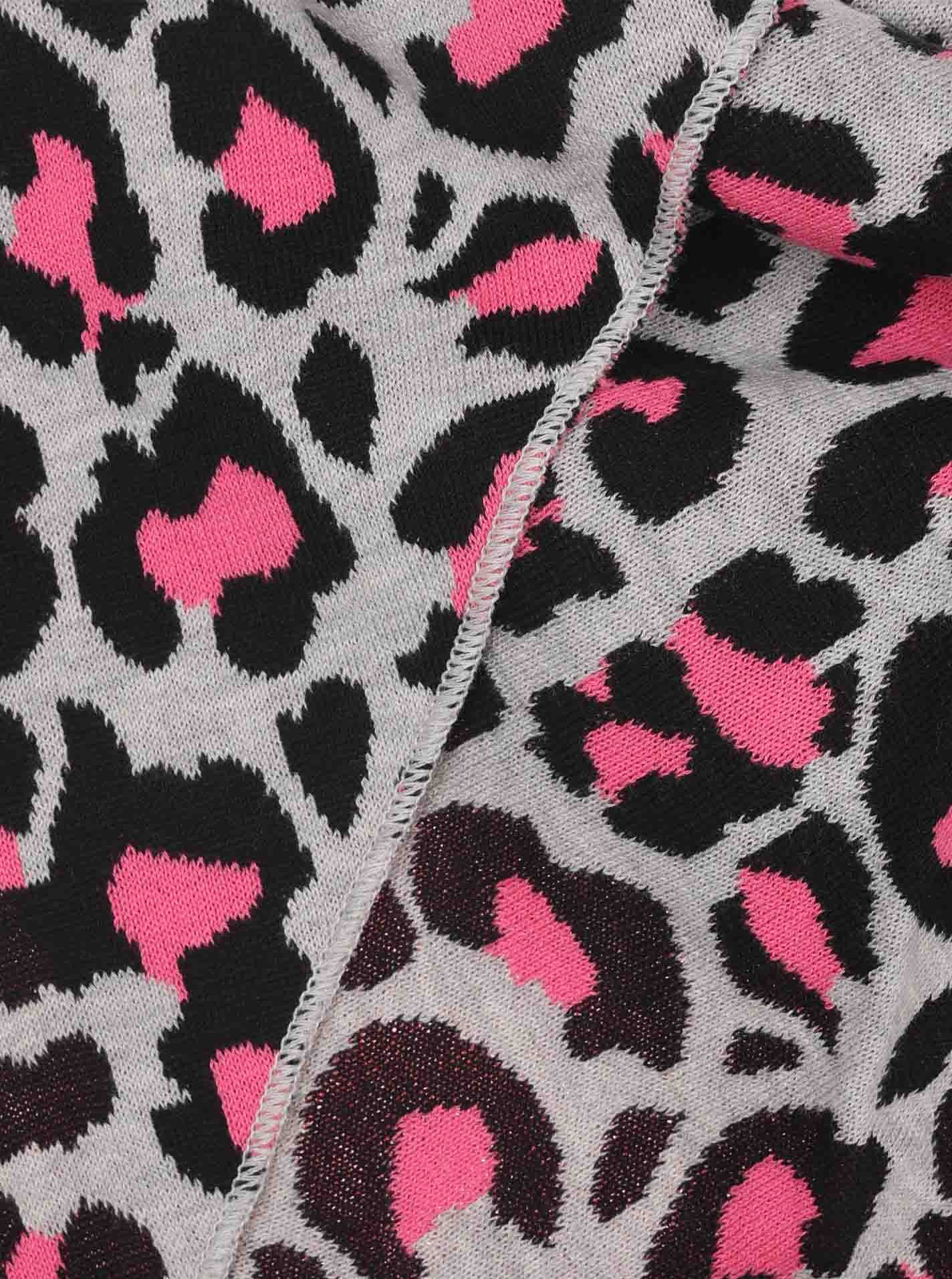 Zwillingsherz Dreieckstuch "Summer Lacey", Feinstrick, Leomuster, Neonkante günstig online kaufen