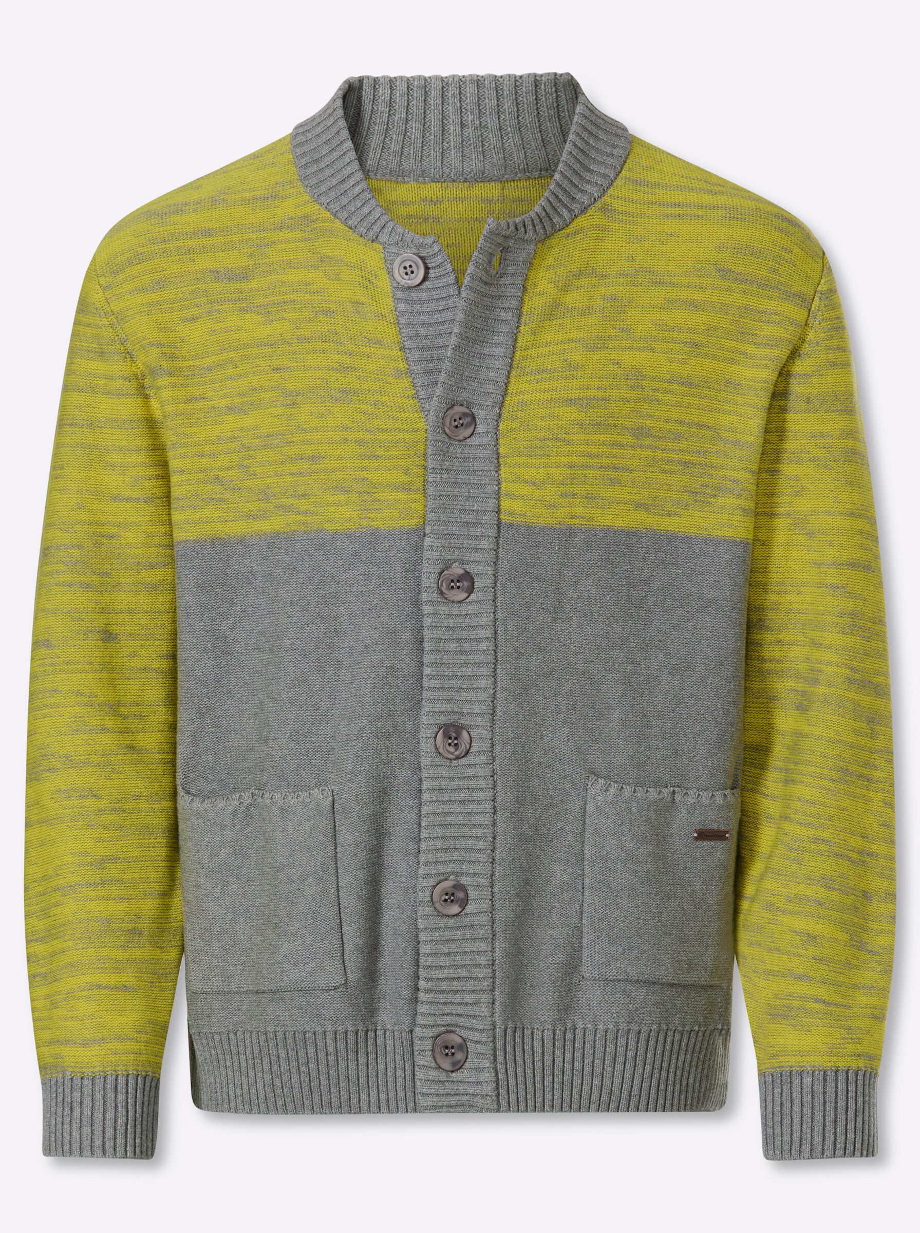 Witt Strickpullover Strickjacke Langarm Links-Strick