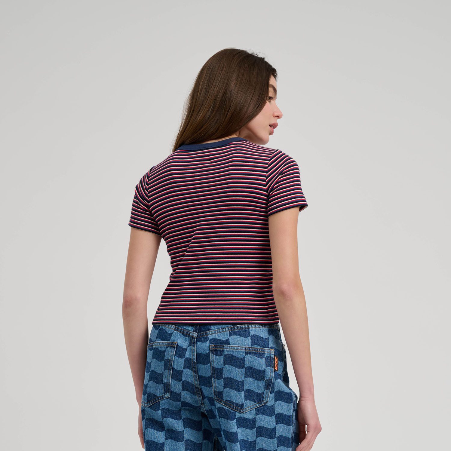 Santa Cruz T-Shirt STRIP LOGO EMB T-SHIRT günstig online kaufen